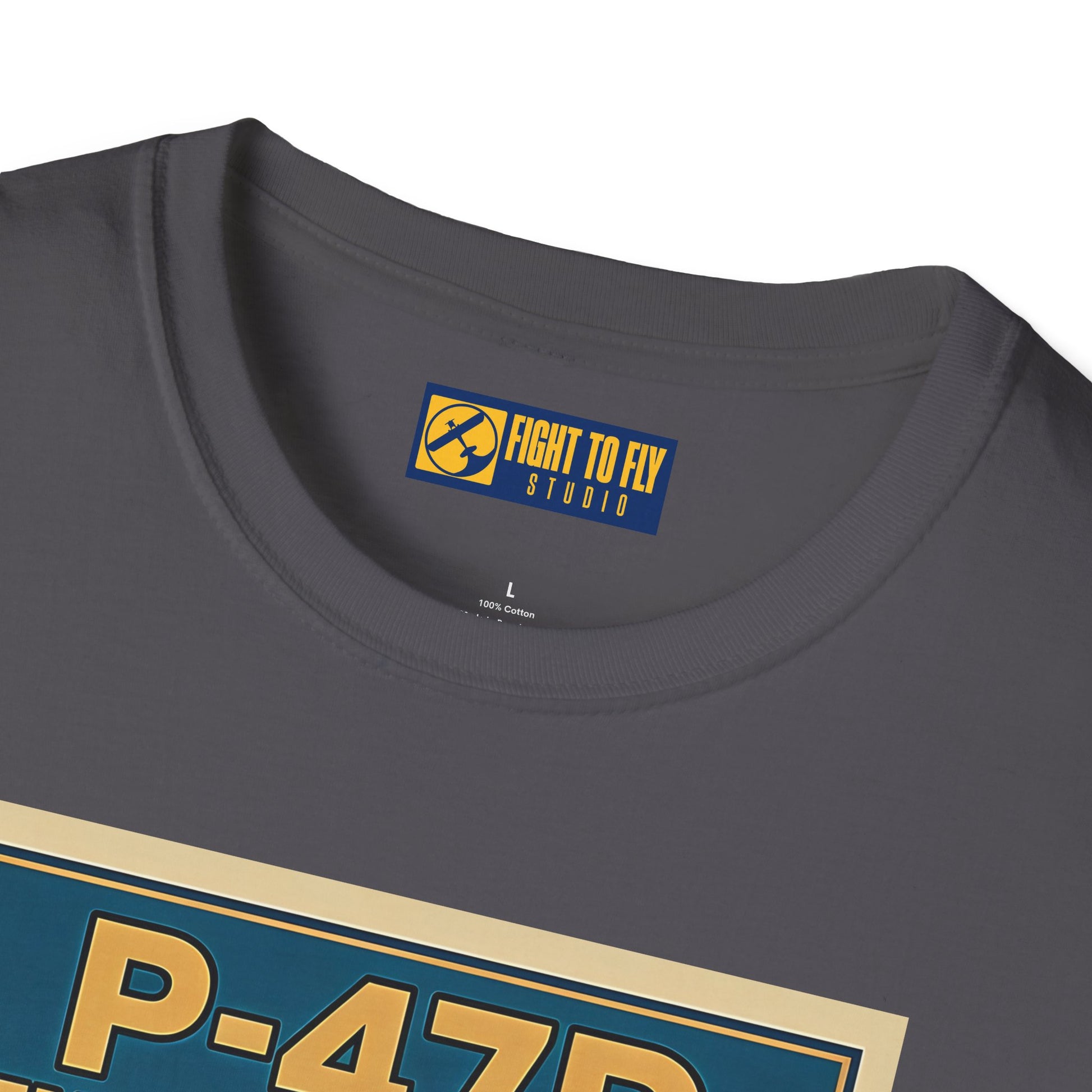 P-47D Premium T-Shirt – Thunderbolt WWII Fighter Full Graphic Aviation Tee - Pilot gifts - warbird t-shirt