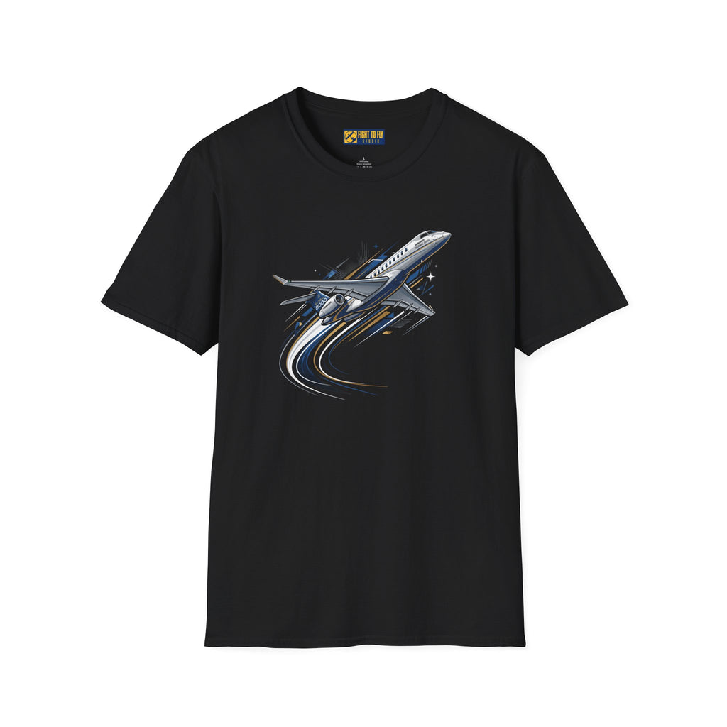 Modern Business Jet Climb T-Shirt