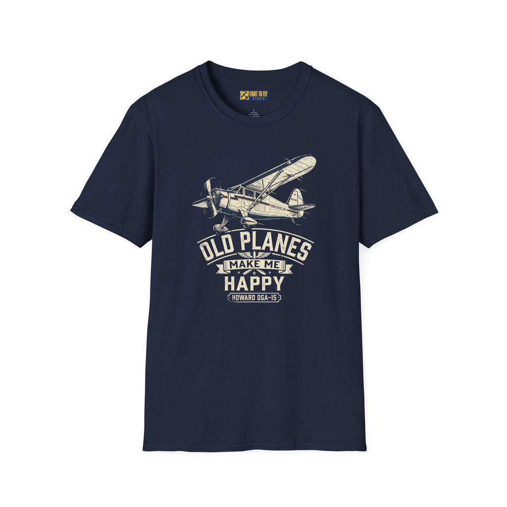 Old Planes Make Me Happy Howard DGA-15 Tee