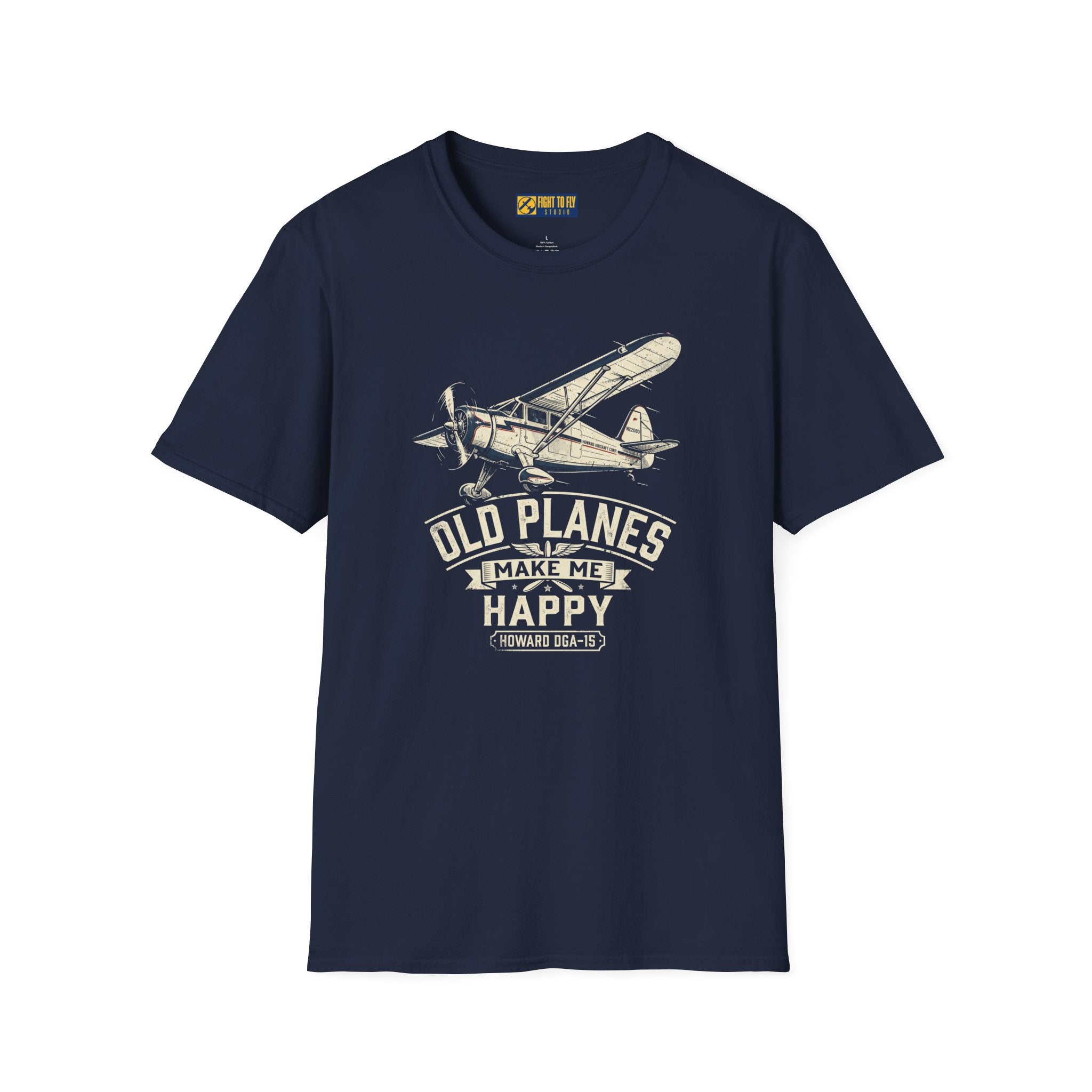 Old Planes Make Me Happy Howard DGA-15 Tee