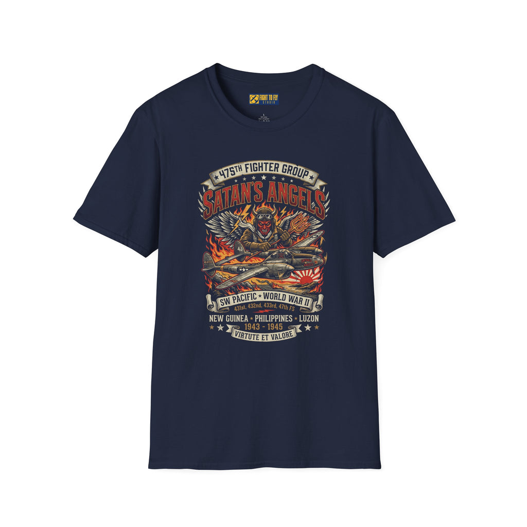 475th Fighter Group Satan’s Angels Tee