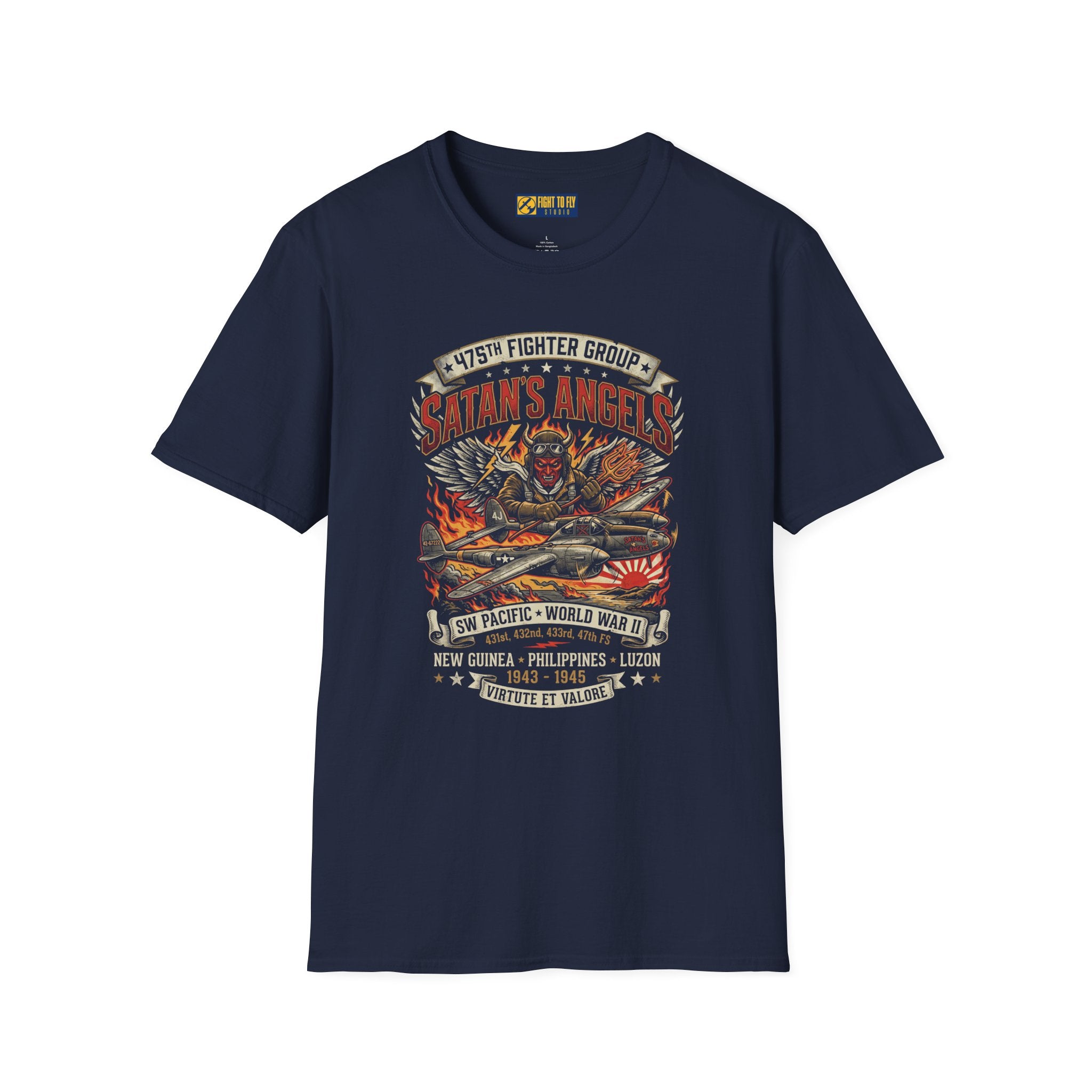 475th Fighter Group Satan’s Angels Tee