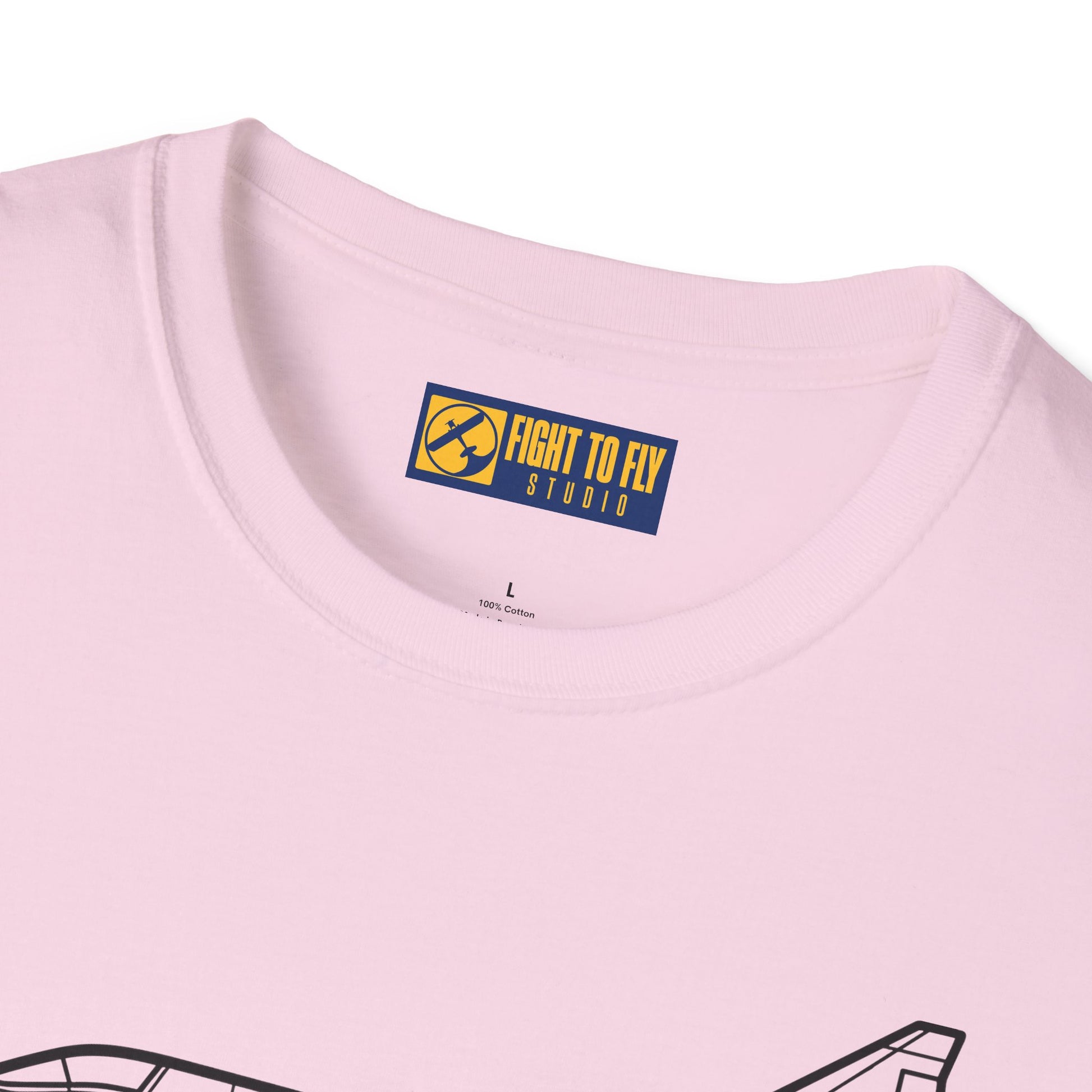 JA37C T-Shirt – JA37C Cold War Fighter Jet Side Profile Aviation Tee