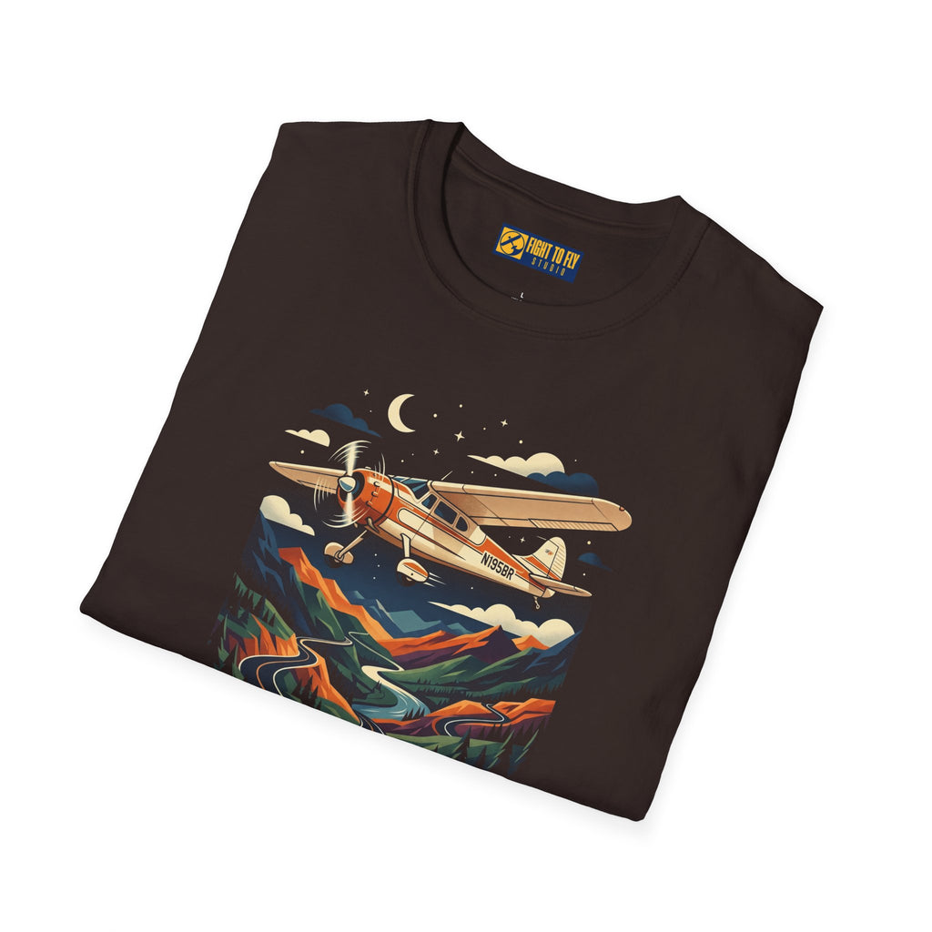 Always Take the Scenic Route Vintage Aviation Tee