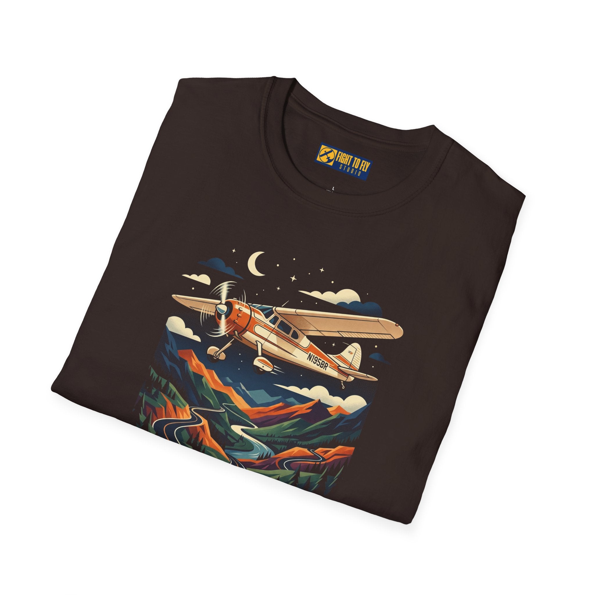 Always Take the Scenic Route Vintage Aviation Tee
