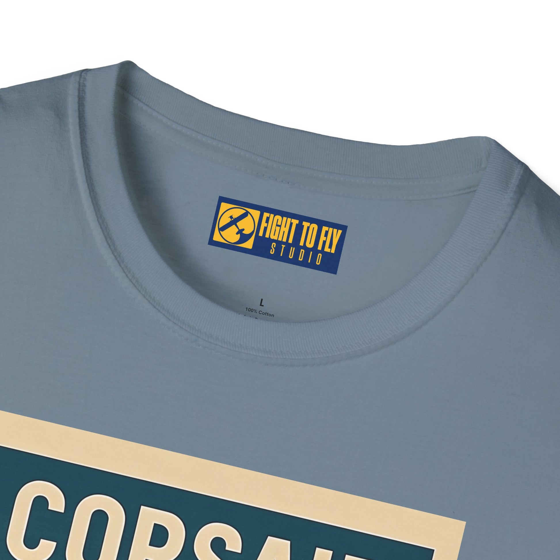 F4U Corsair Premium T-Shirt – Bent-Wing Fighter Full Graphic WWII Aviation Tee - Pilot gifts - warbird t-shirt