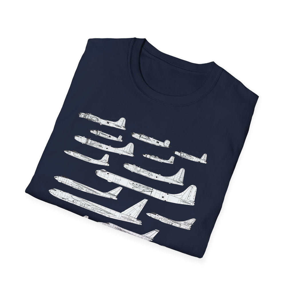 Lineage of USAF Bombers Evolution Tee