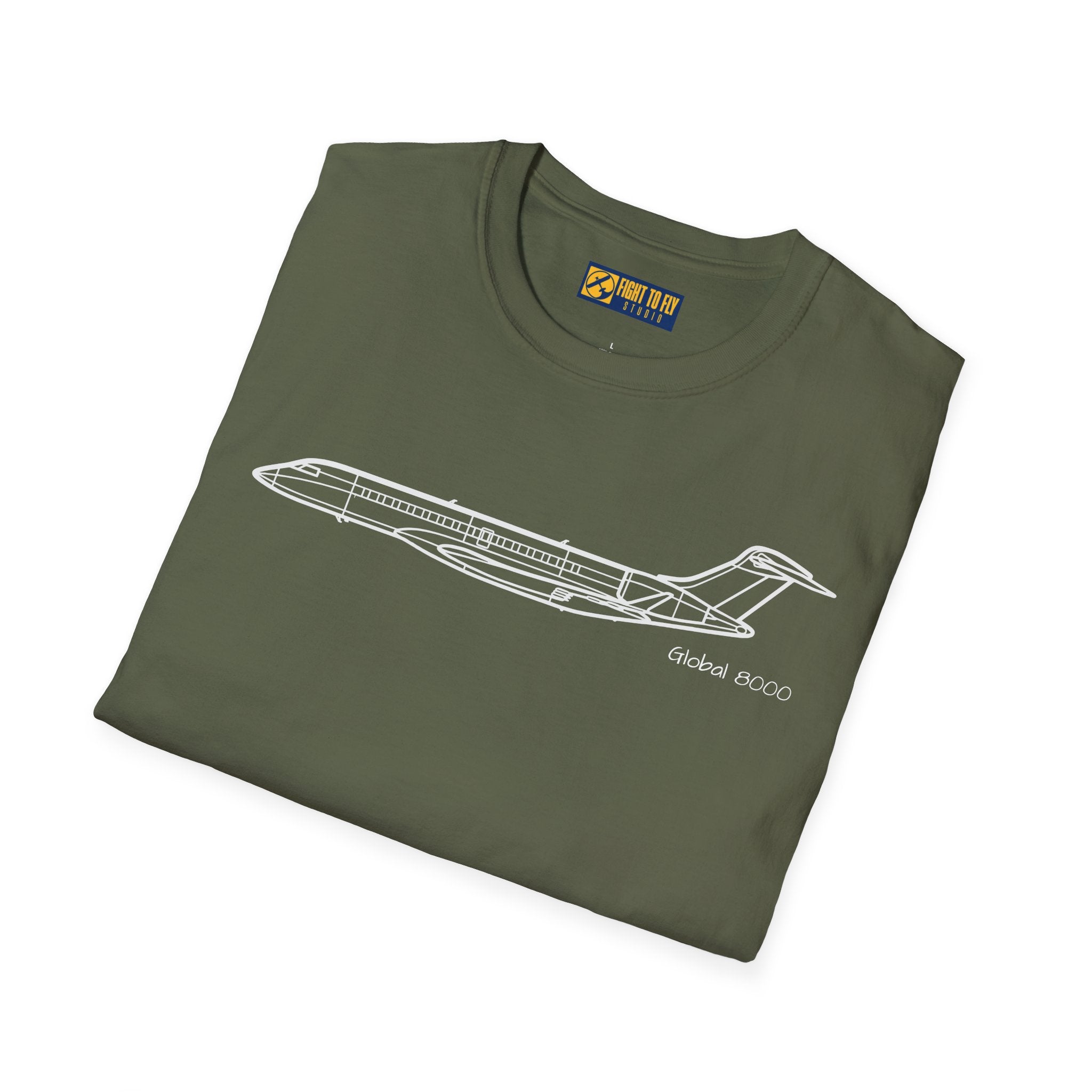 Global 8000 T-Shirt – Global 8000 Flagship Business Jet Aviation Tee