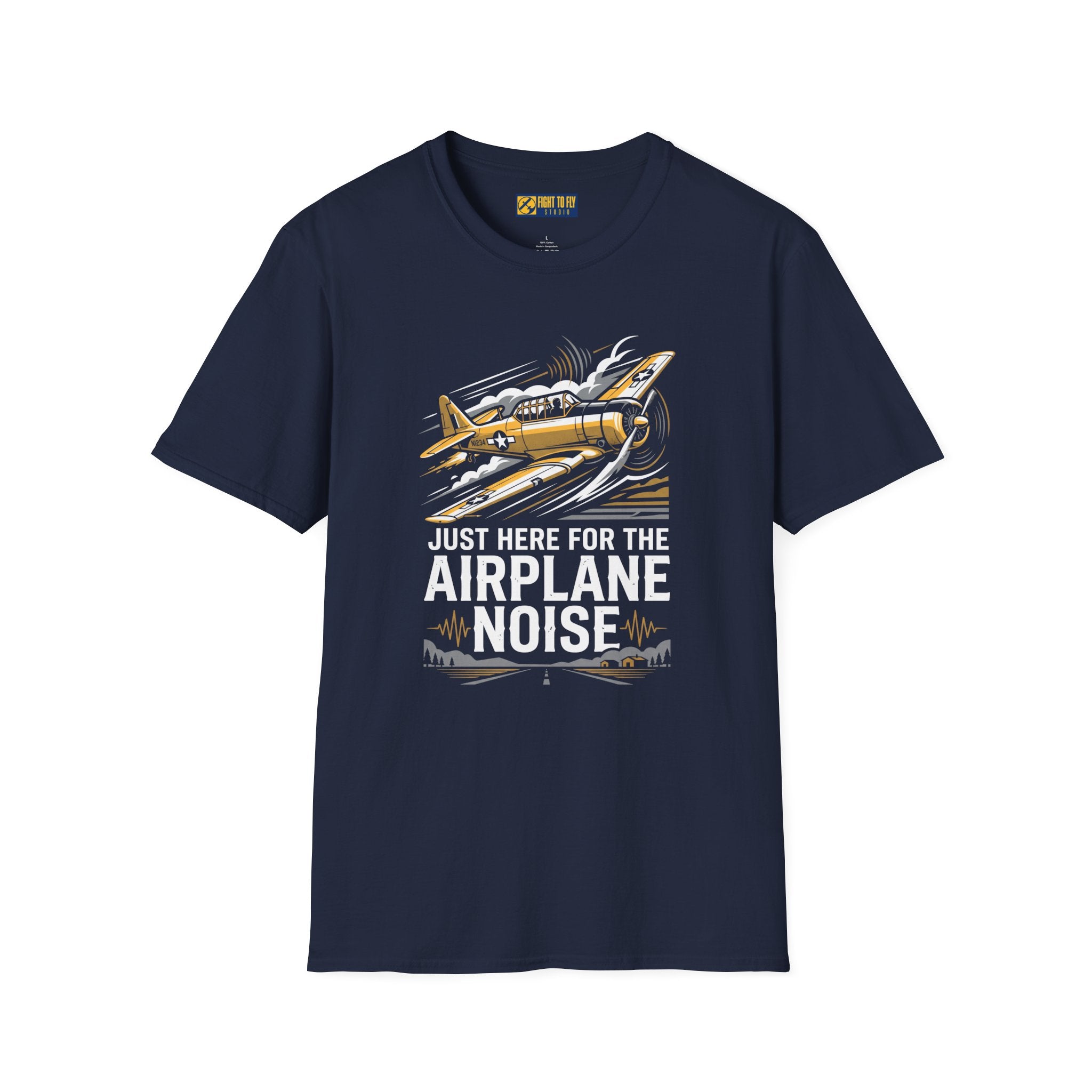Just Here for the Airplane Noise Tee