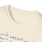 Lineage of USAF Bombers Evolution Tee