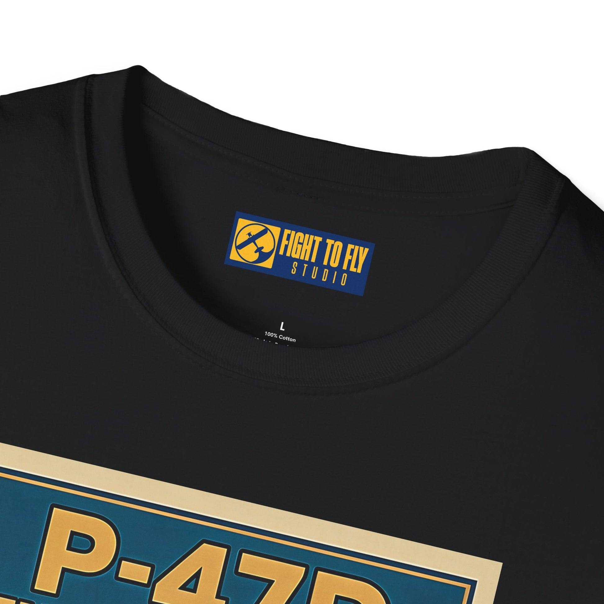 P-47D Premium T-Shirt – Thunderbolt WWII Fighter Full Graphic Aviation Tee - Pilot gifts - warbird t-shirt