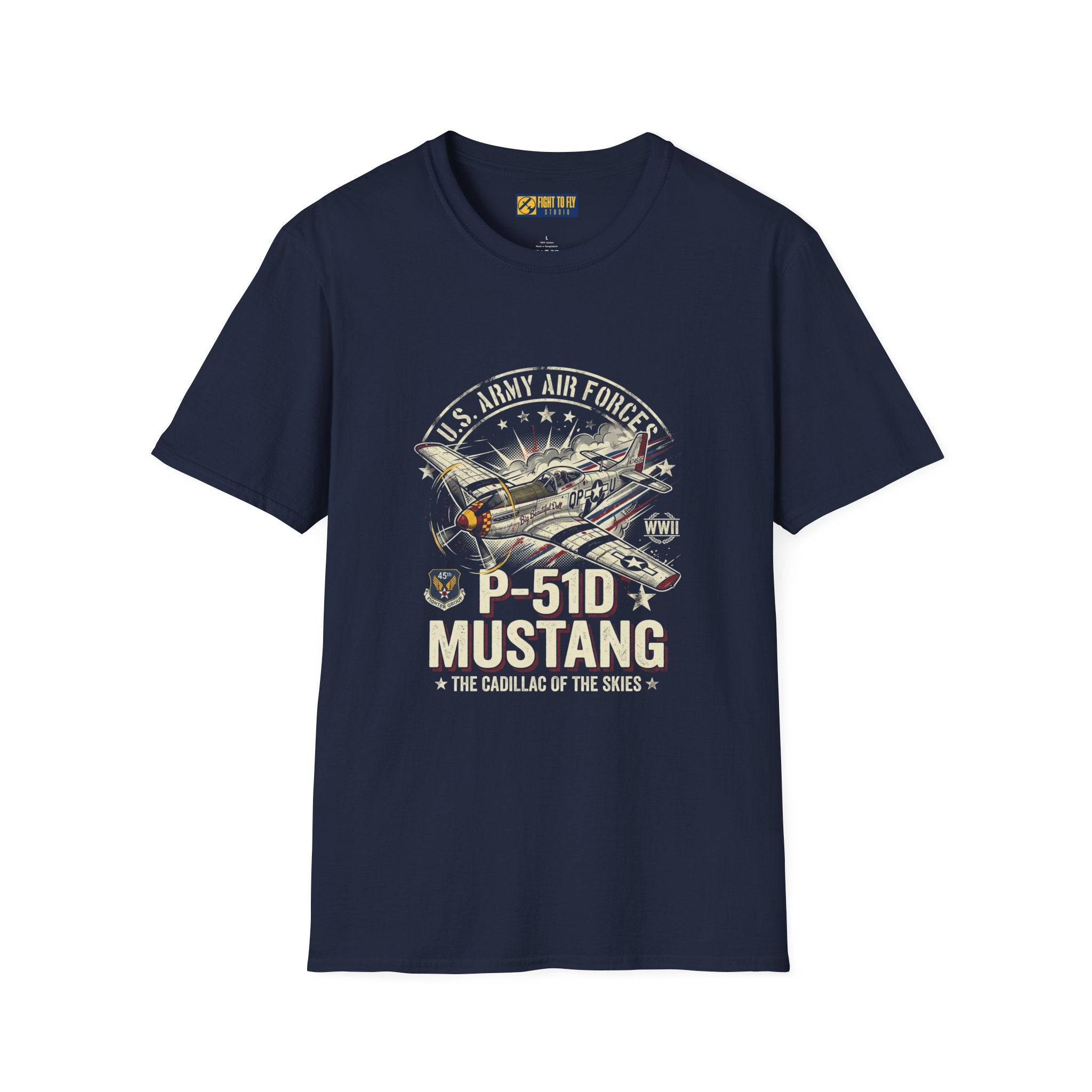 P-51D Mustang Cadillac of the Skies T-Shirt
