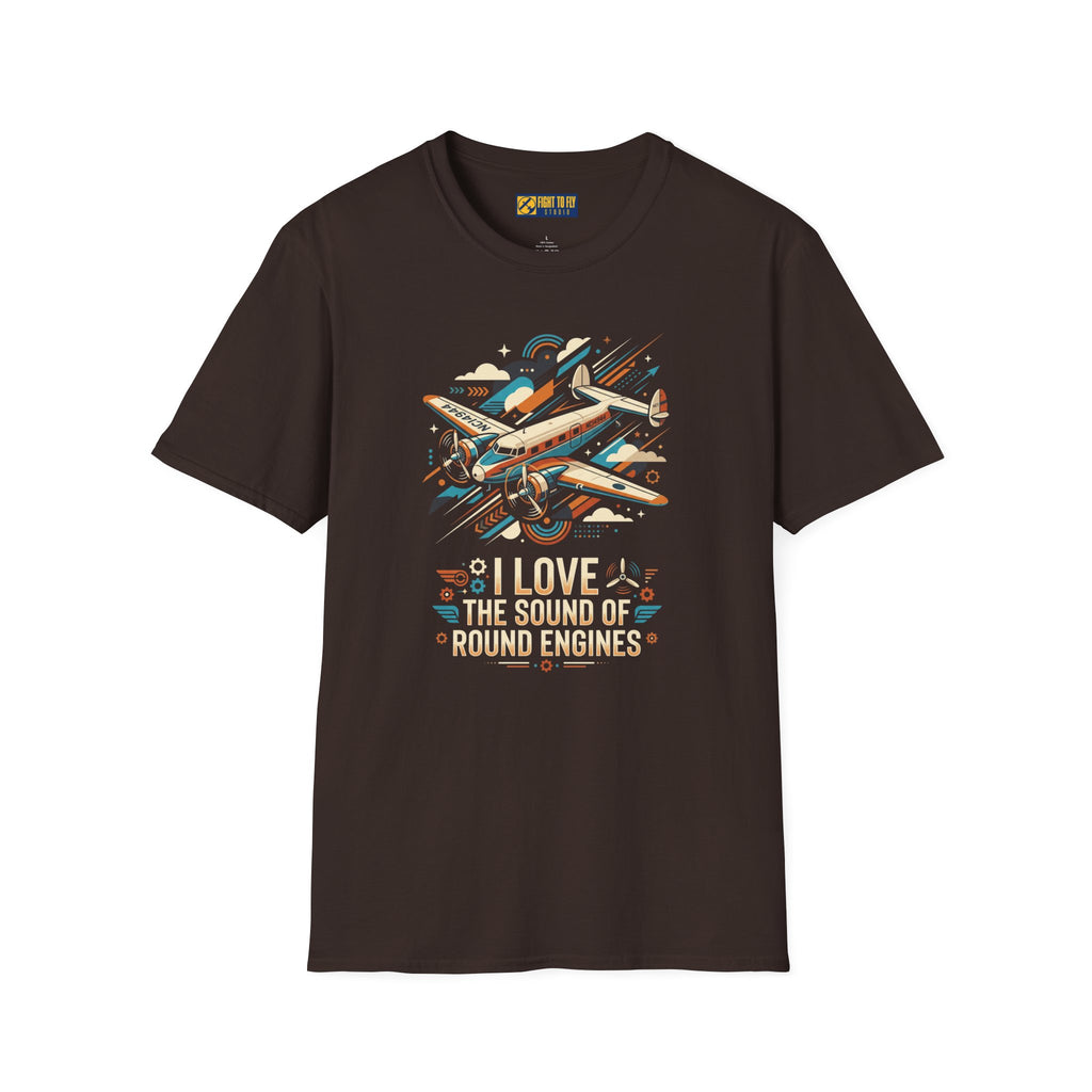 I Love the Sound of Round Engines Lockheed Electra Jr Tee