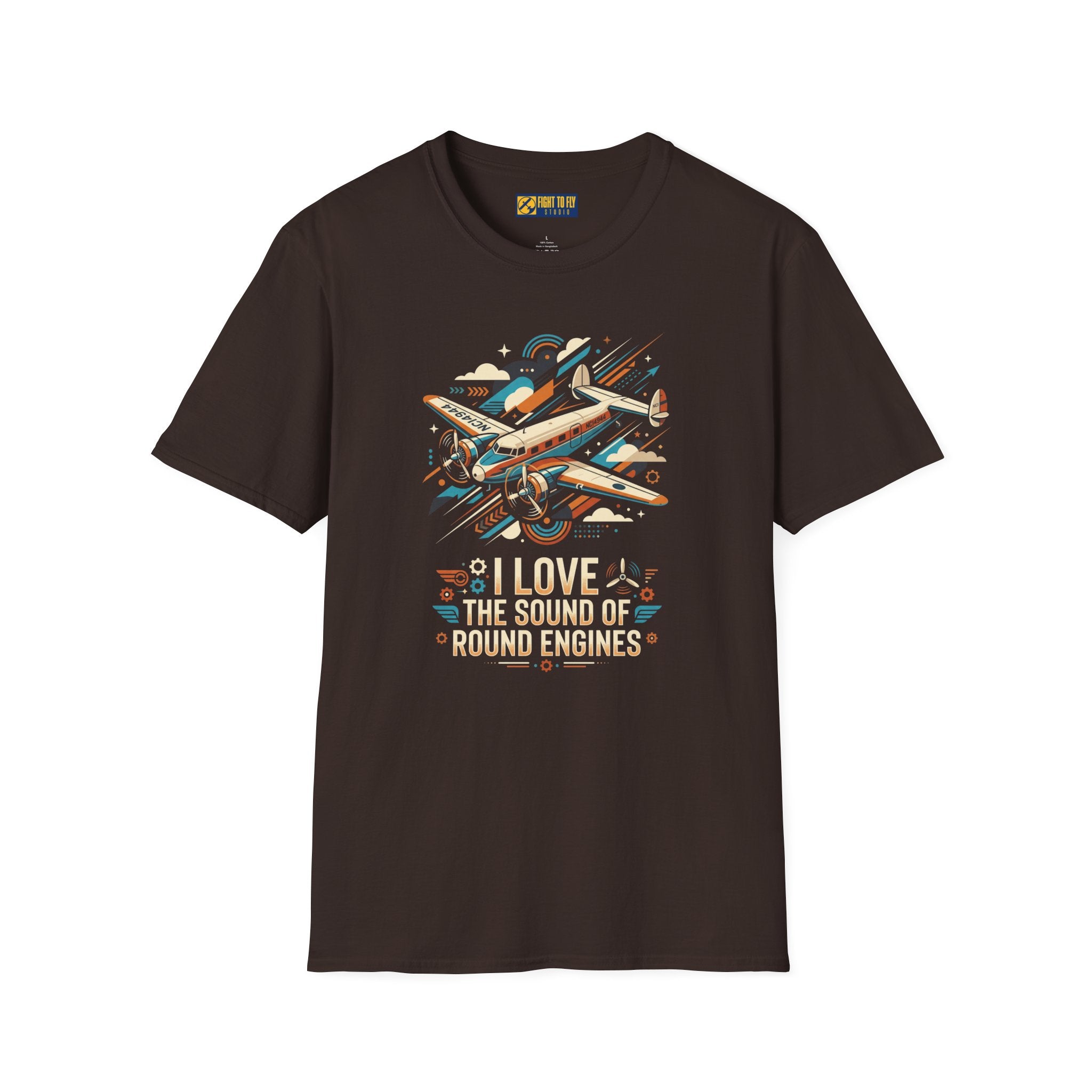 I Love the Sound of Round Engines Lockheed Electra Jr Tee