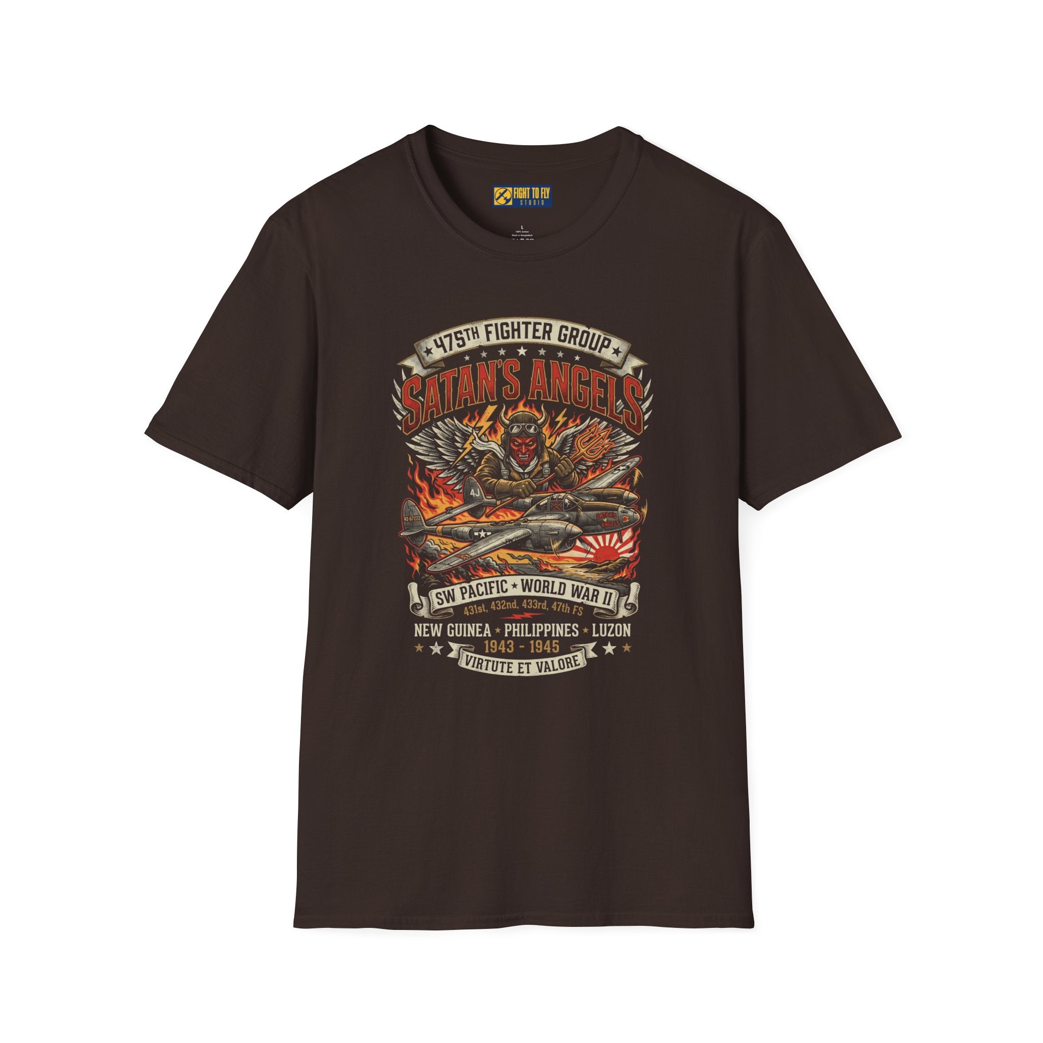 475th Fighter Group Satan’s Angels Tee