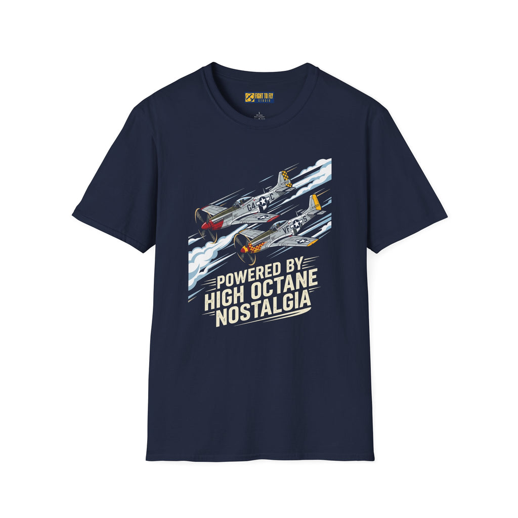 Powered by High Octane Nostalgia Mustang Tee