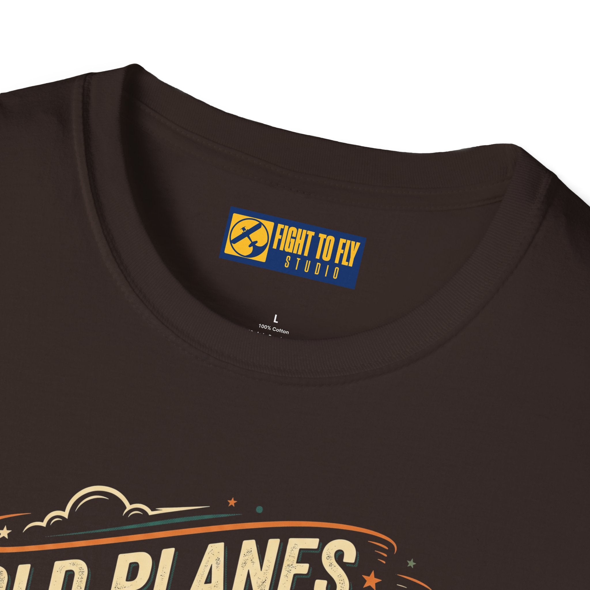 Old Planes Make Me Happy Vintage Aviation Tee
