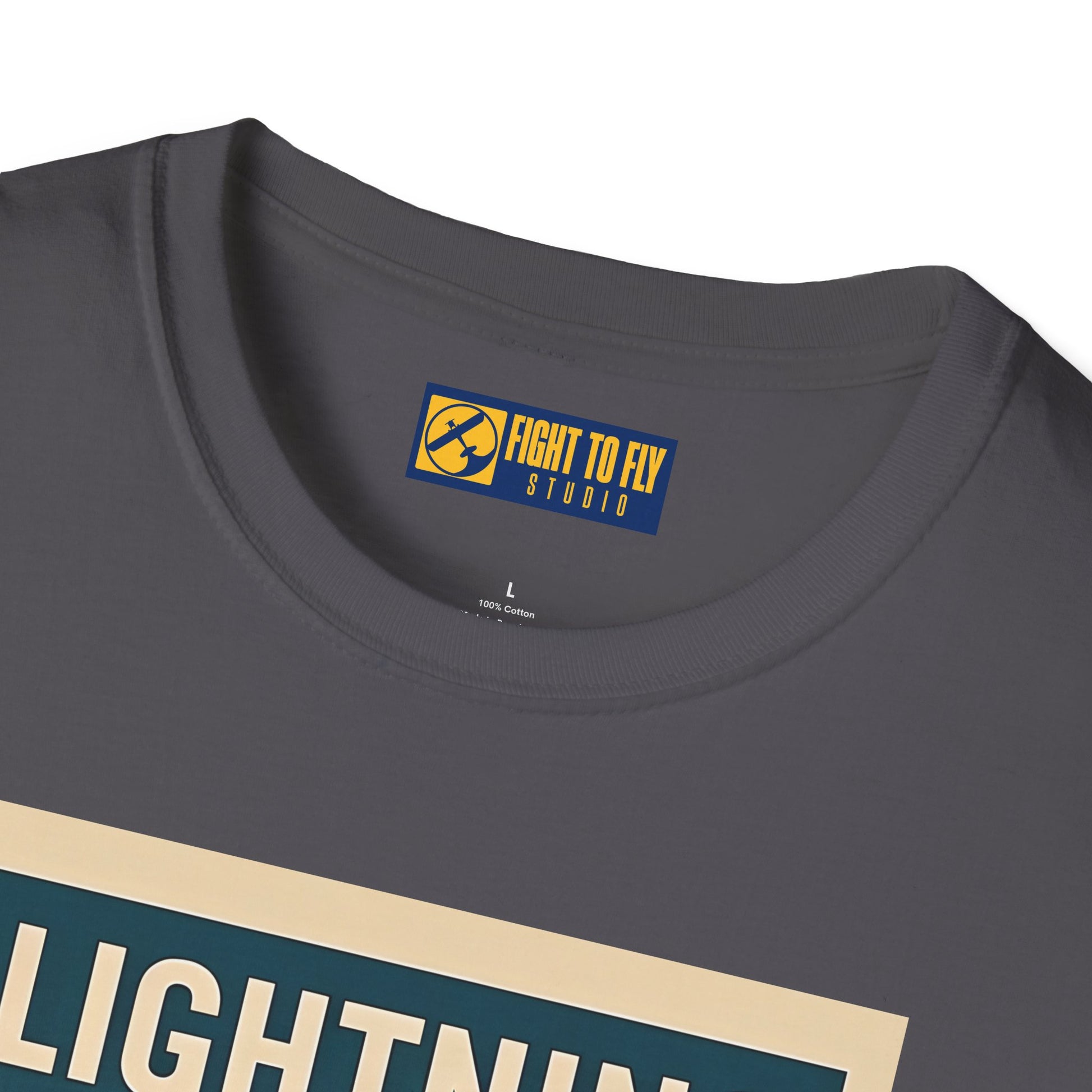 Lightning Premium T-Shirt – Twin-Boom Fighter Full Graphic WWII Aviation Tee - Pilot gifts - warbird t-shirt