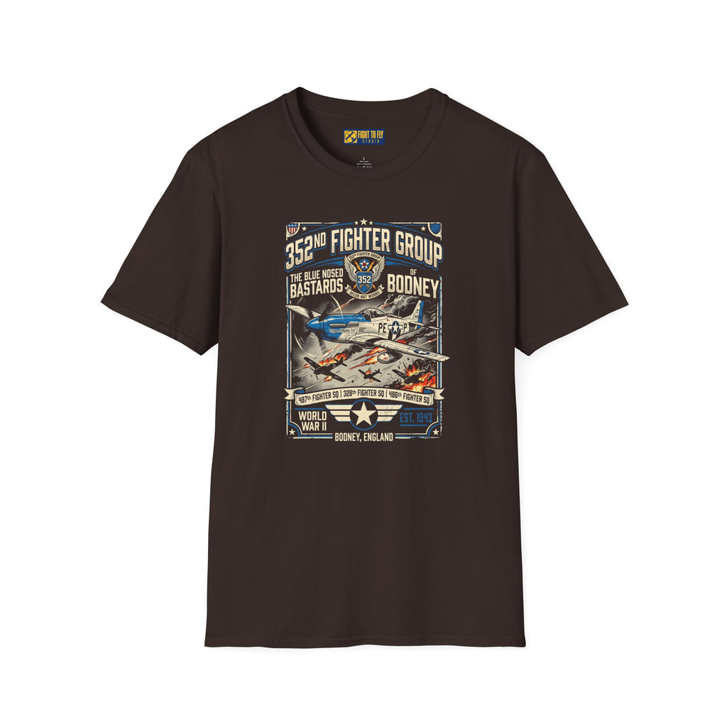 352nd Fighter Group Blue-Nosed Bastards Tee