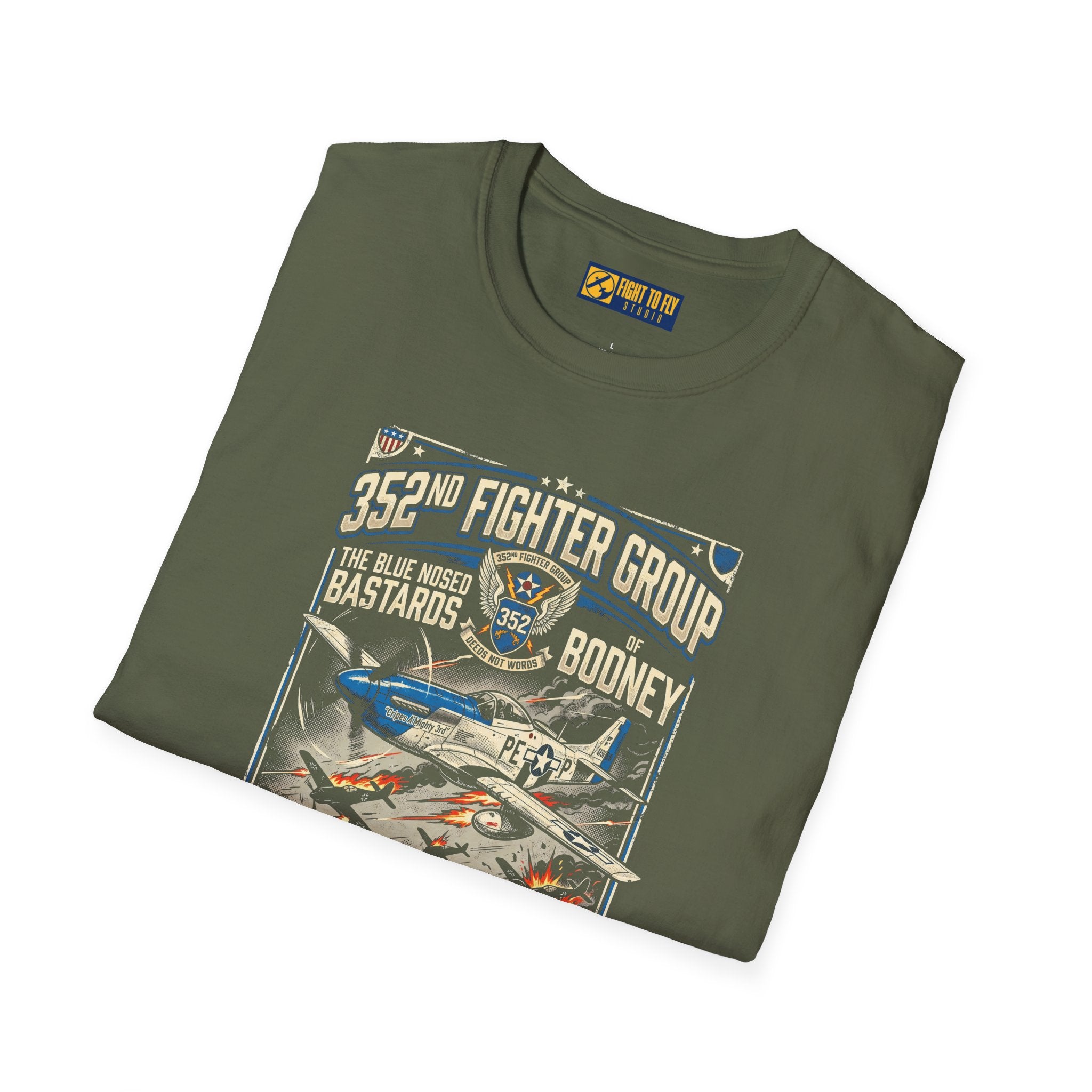352nd Fighter Group Blue-Nosed Bastards Tee
