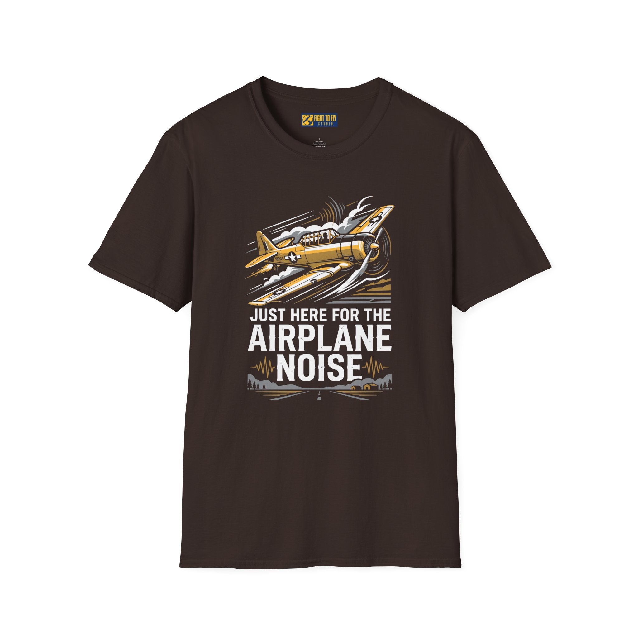 Just Here for the Airplane Noise Tee
