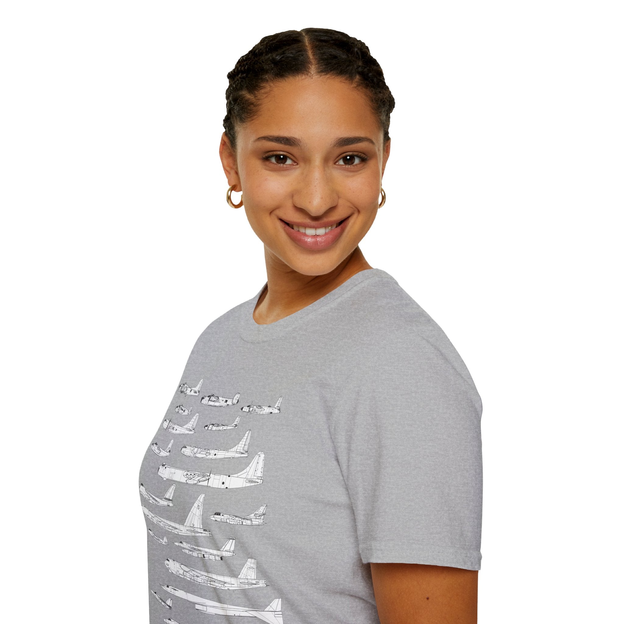 Lineage of USAF Bombers Evolution Tee