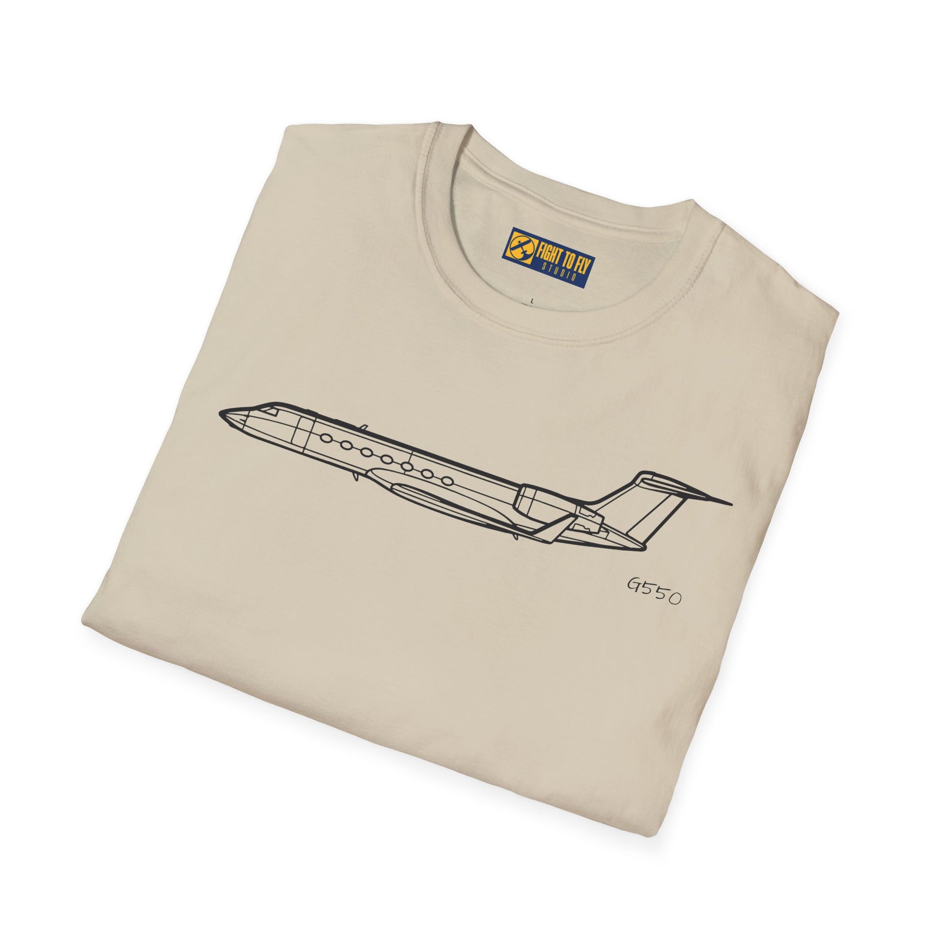 G550 T-Shirt – Gulfstream G550 Long-Range Business Jet Aviation Tee