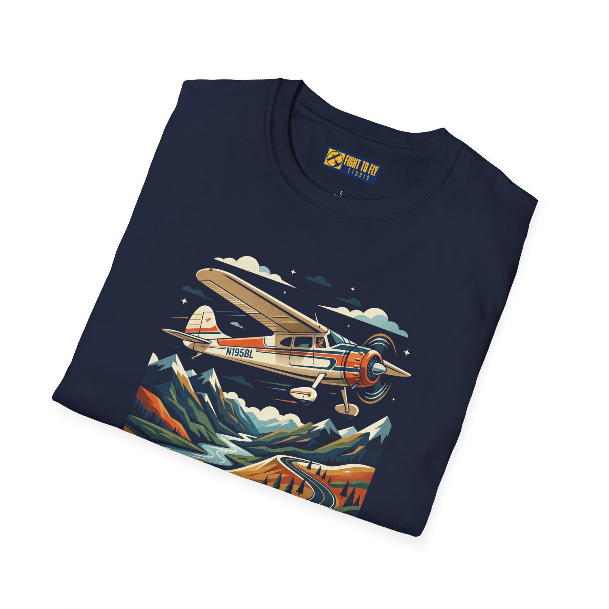 Always Take the Scenic Route Cessna 195 Businessliner Tee