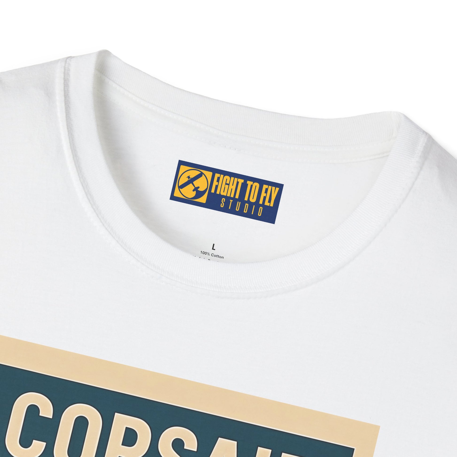 F4U Corsair Premium T-Shirt – Bent-Wing Fighter Full Graphic WWII Aviation Tee - Pilot gifts - warbird t-shirt
