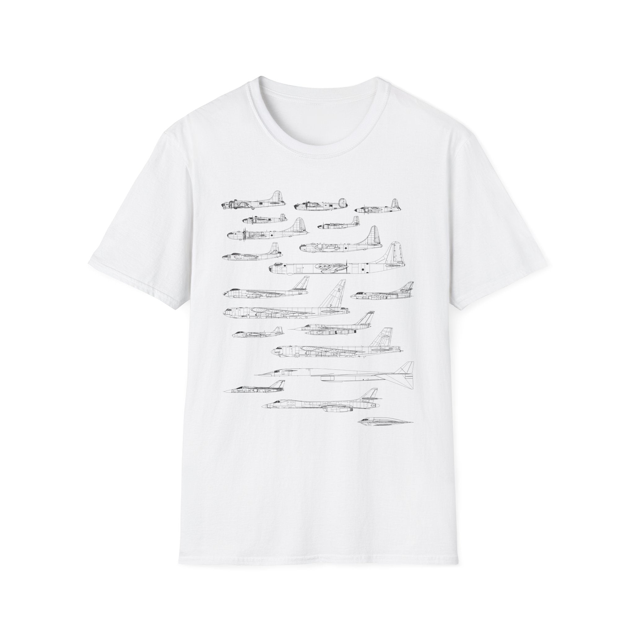 Lineage of USAF Bombers Evolution Tee