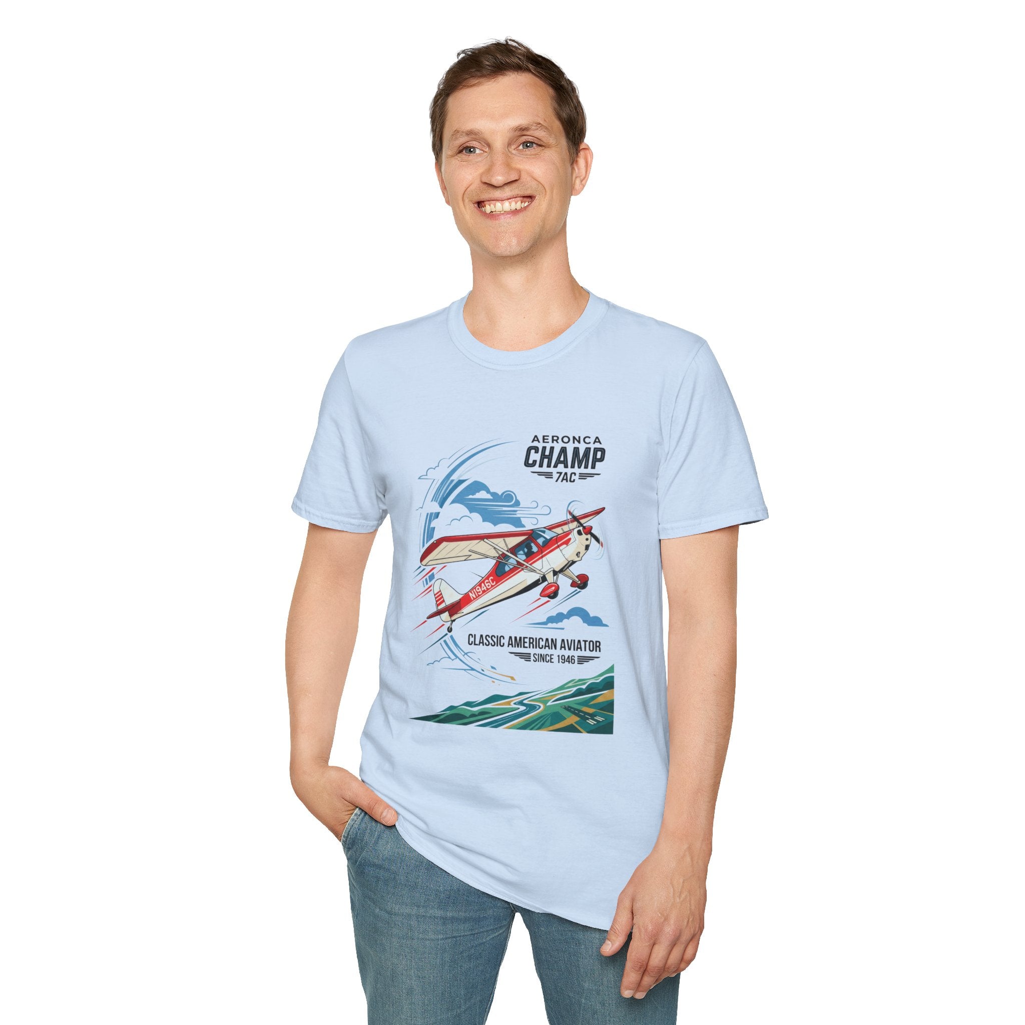 Aeronca Champ Classic American Aviator T-Shirt