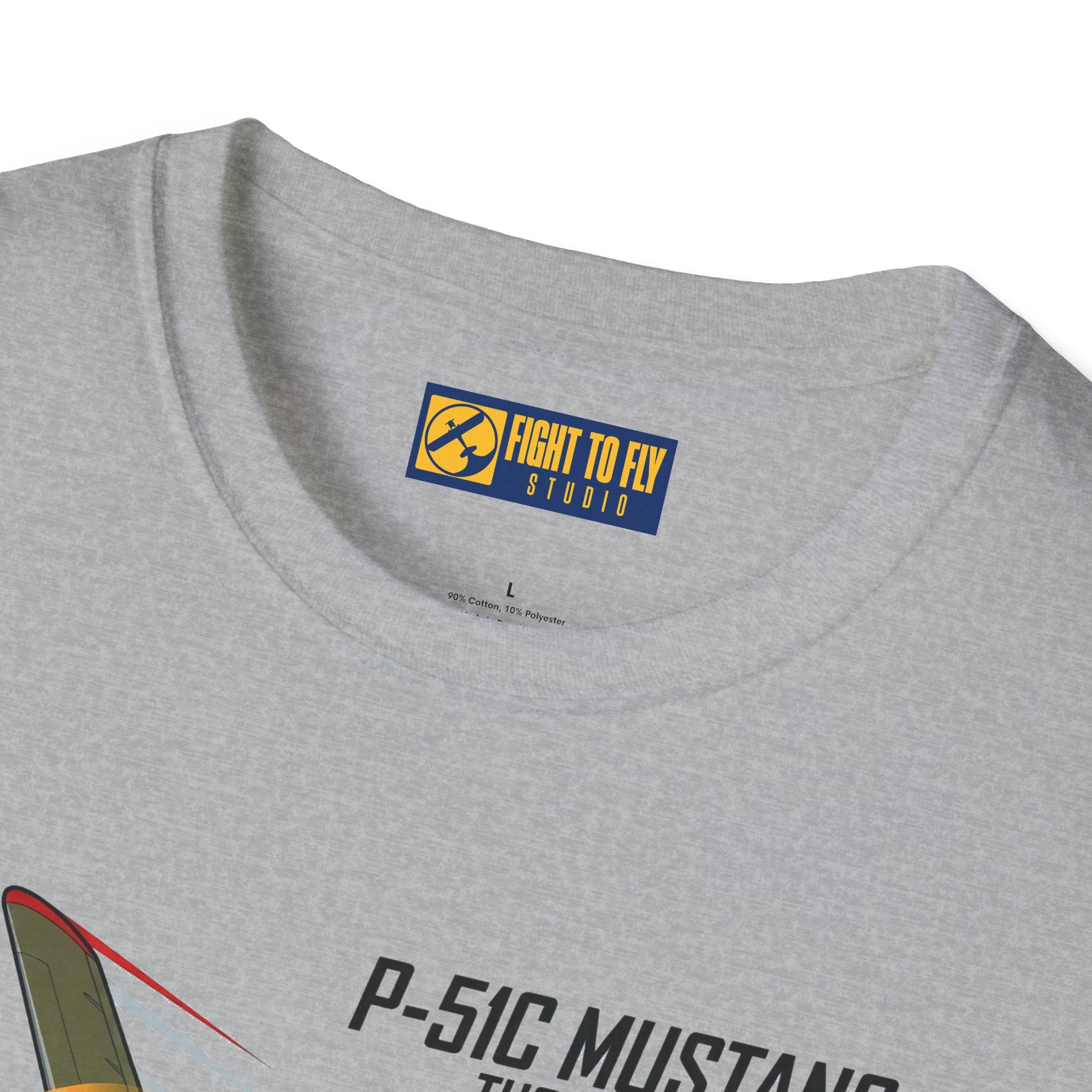 P-51C Mustang Tuskegee Airmen T-Shirt