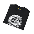 I Love the Sound of Round Engines Retro Aviation Tee