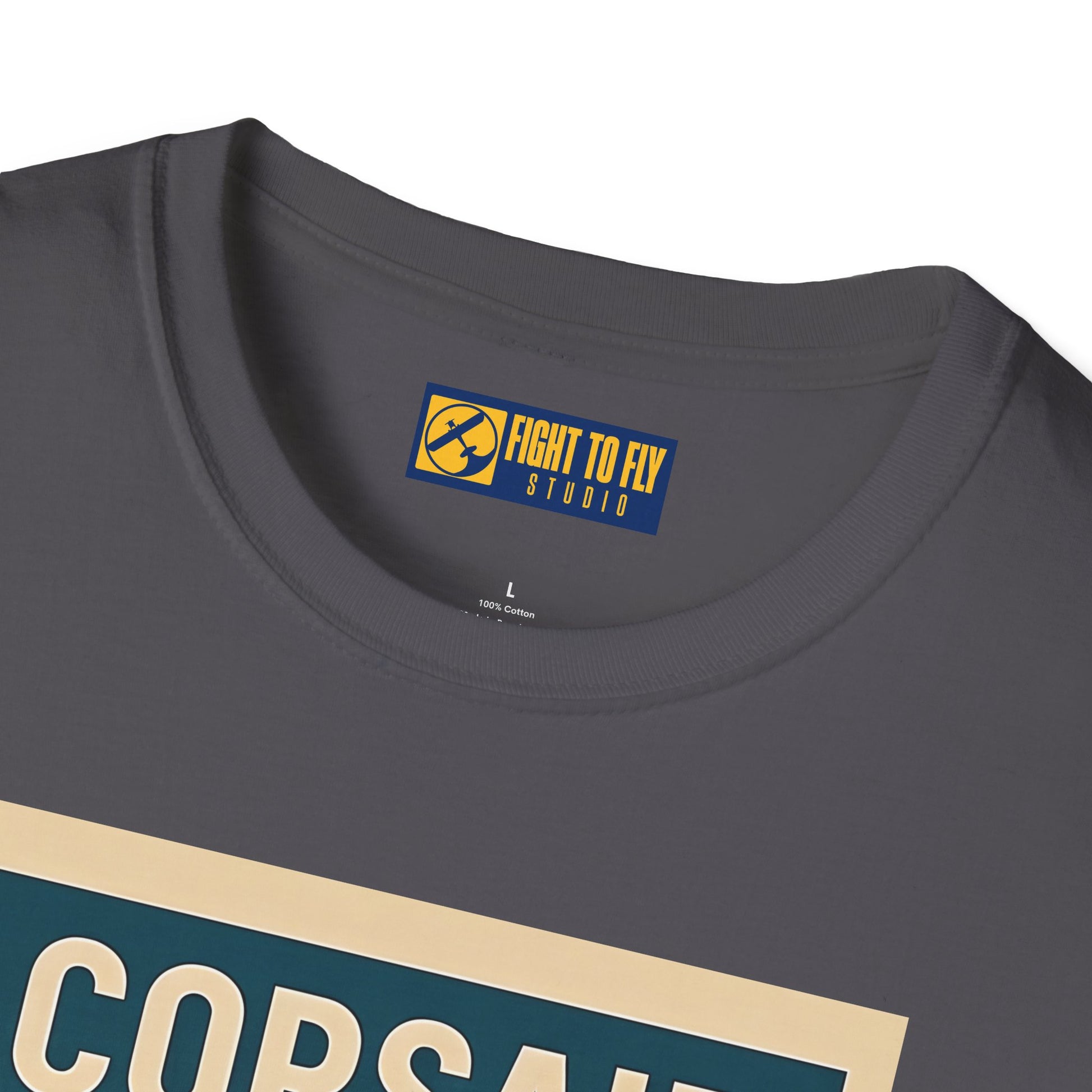 F4U Corsair Premium T-Shirt – Bent-Wing Fighter Full Graphic WWII Aviation Tee - Pilot gifts - warbird t-shirt