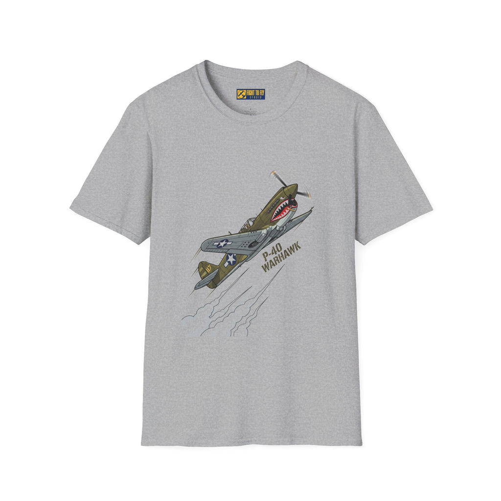 P-40 Warhawk Shark Mouth T-Shirt