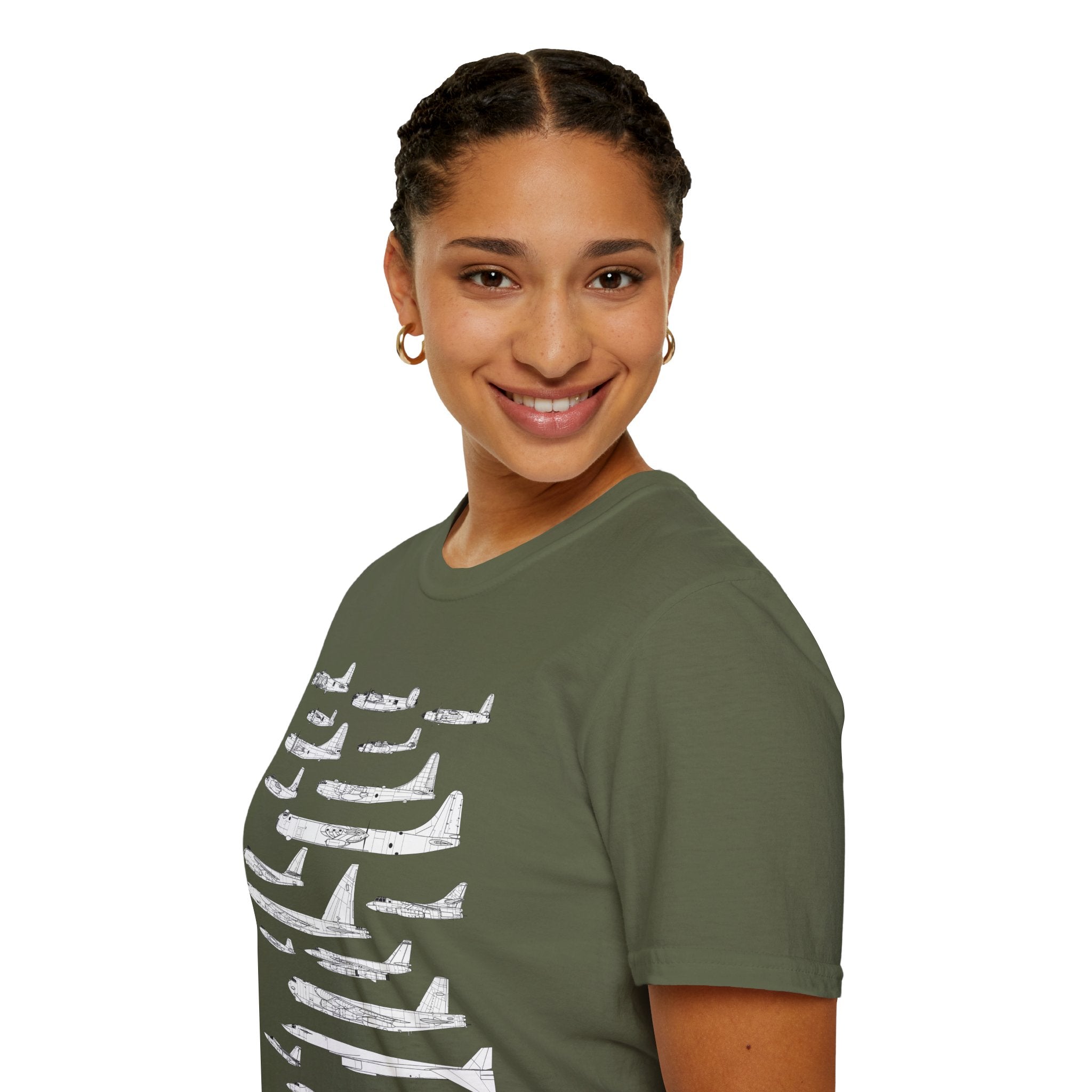 Lineage of USAF Bombers Evolution Tee