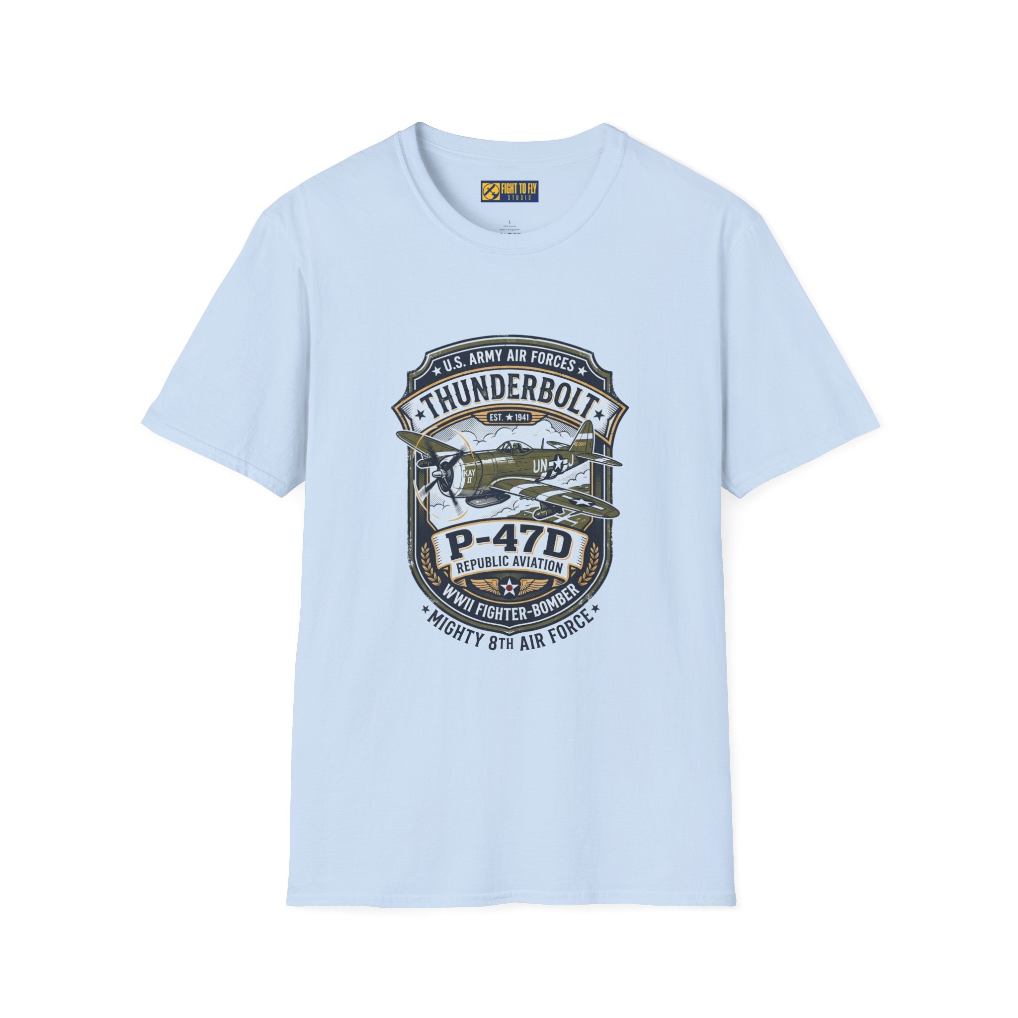 P-47D Thunderbolt Mighty 8th Air Force T-Shirt