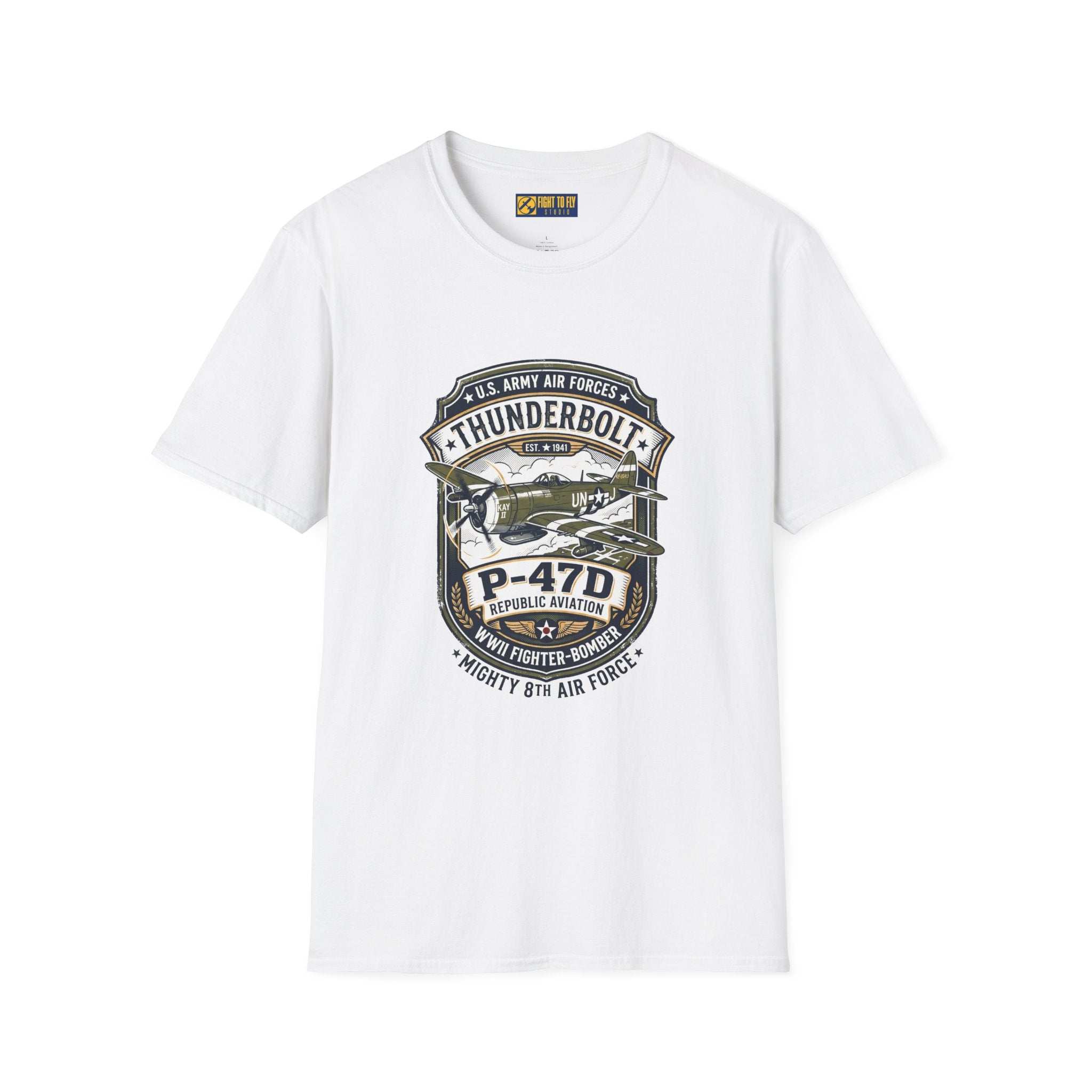 P-47D Thunderbolt Mighty 8th Air Force T-Shirt