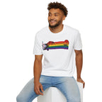 Title Cessna 170 Progress Pride Vintage Airplane Ribbo T-Shirt