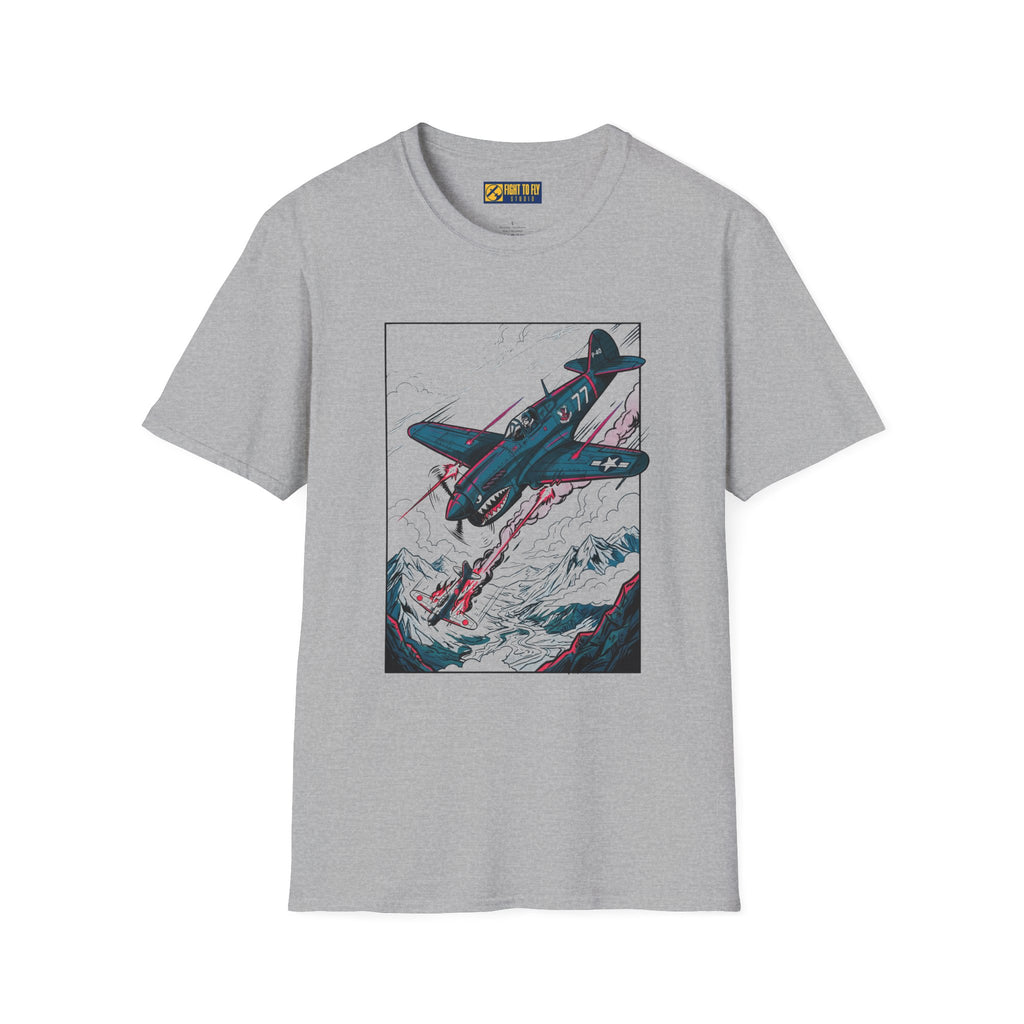 P-40 Warhawk Mountain Patrol T-Shirt
