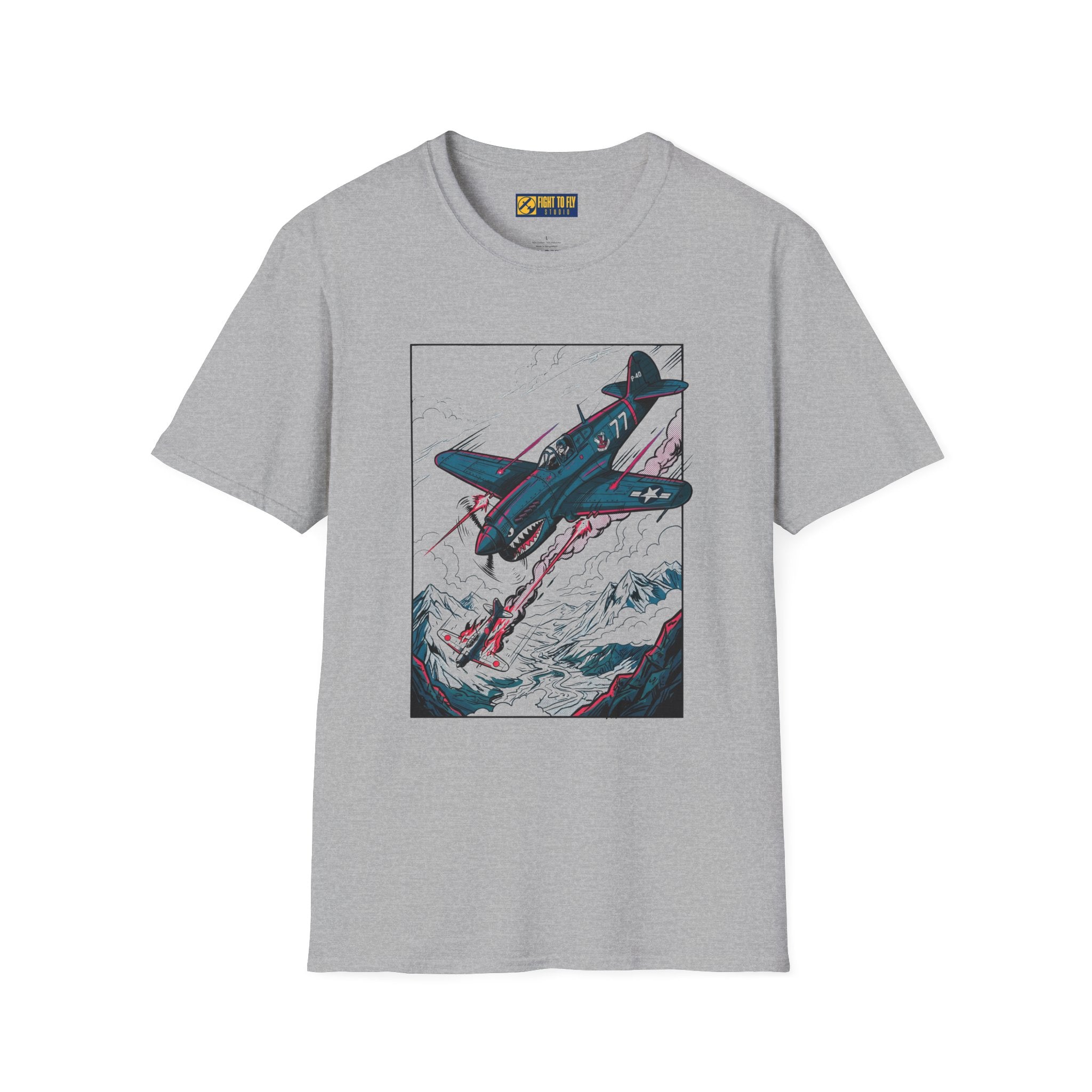 P-40 Warhawk Mountain Patrol T-Shirt