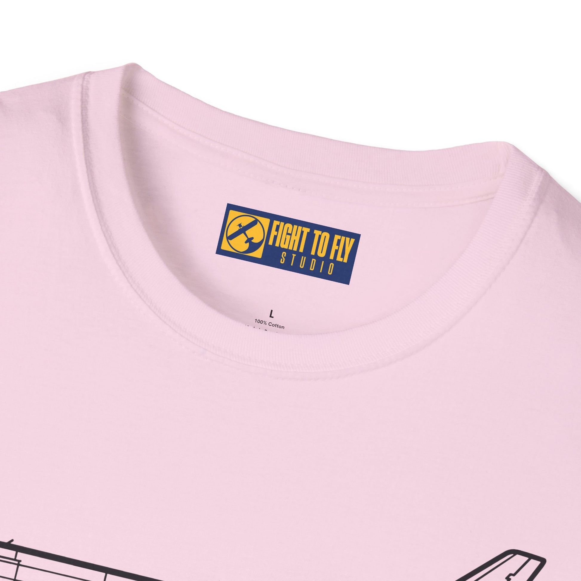 KC-10 T-Shirt – KC-10 Aerial Refueling Tanker Jet Side Profile Aviation Tee