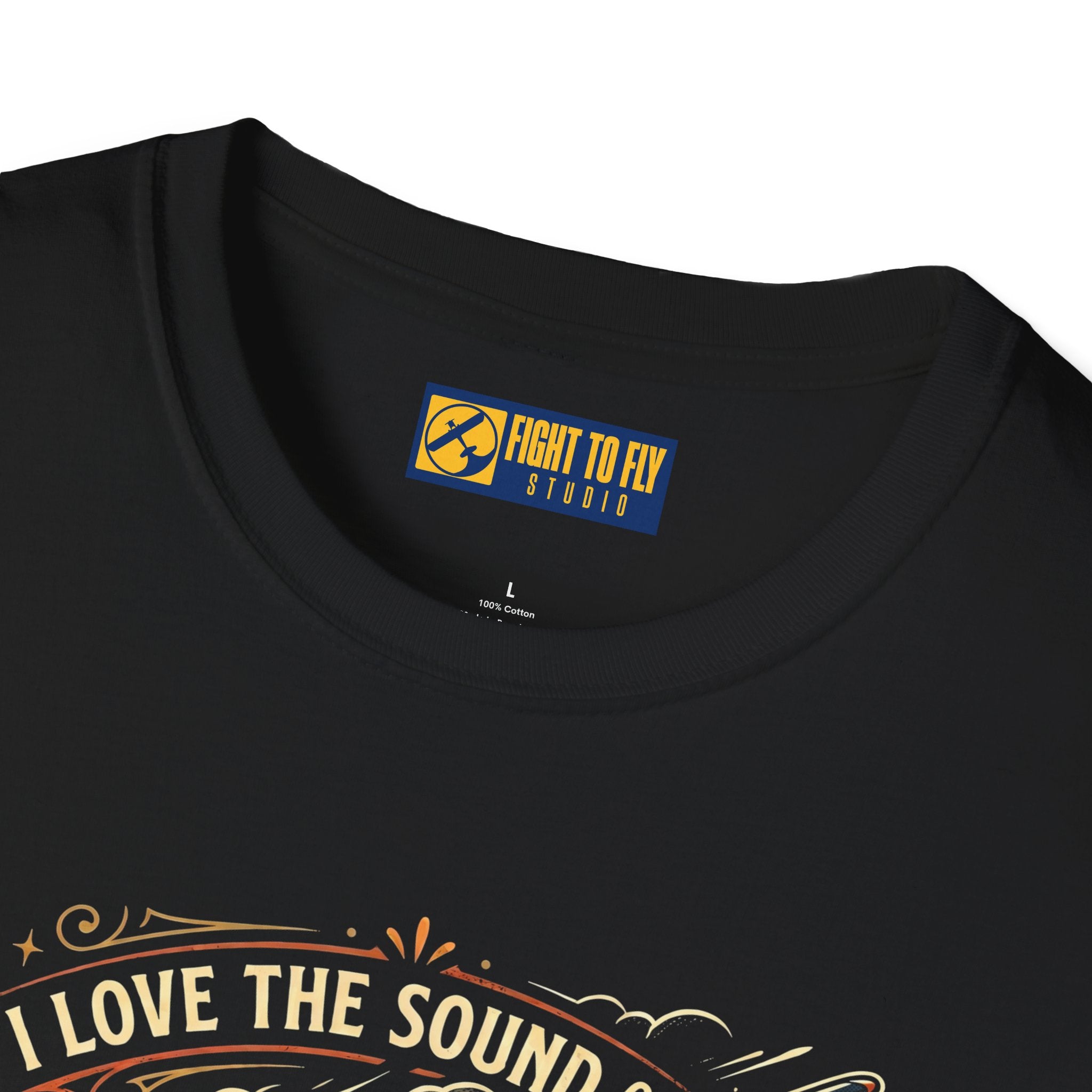 I Love the Sound of Round Engines Classic Flight Tee