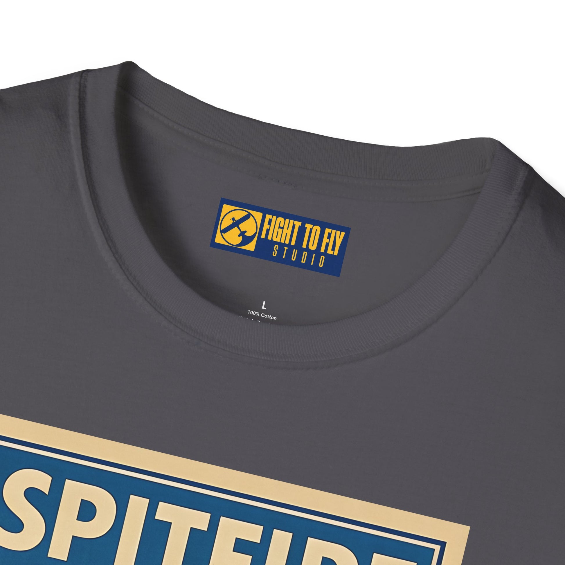 Spitfire Premium T-Shirt – British WWII Fighter Full Graphic Aviation Tee - Pilot gifts - warbird t-shirt