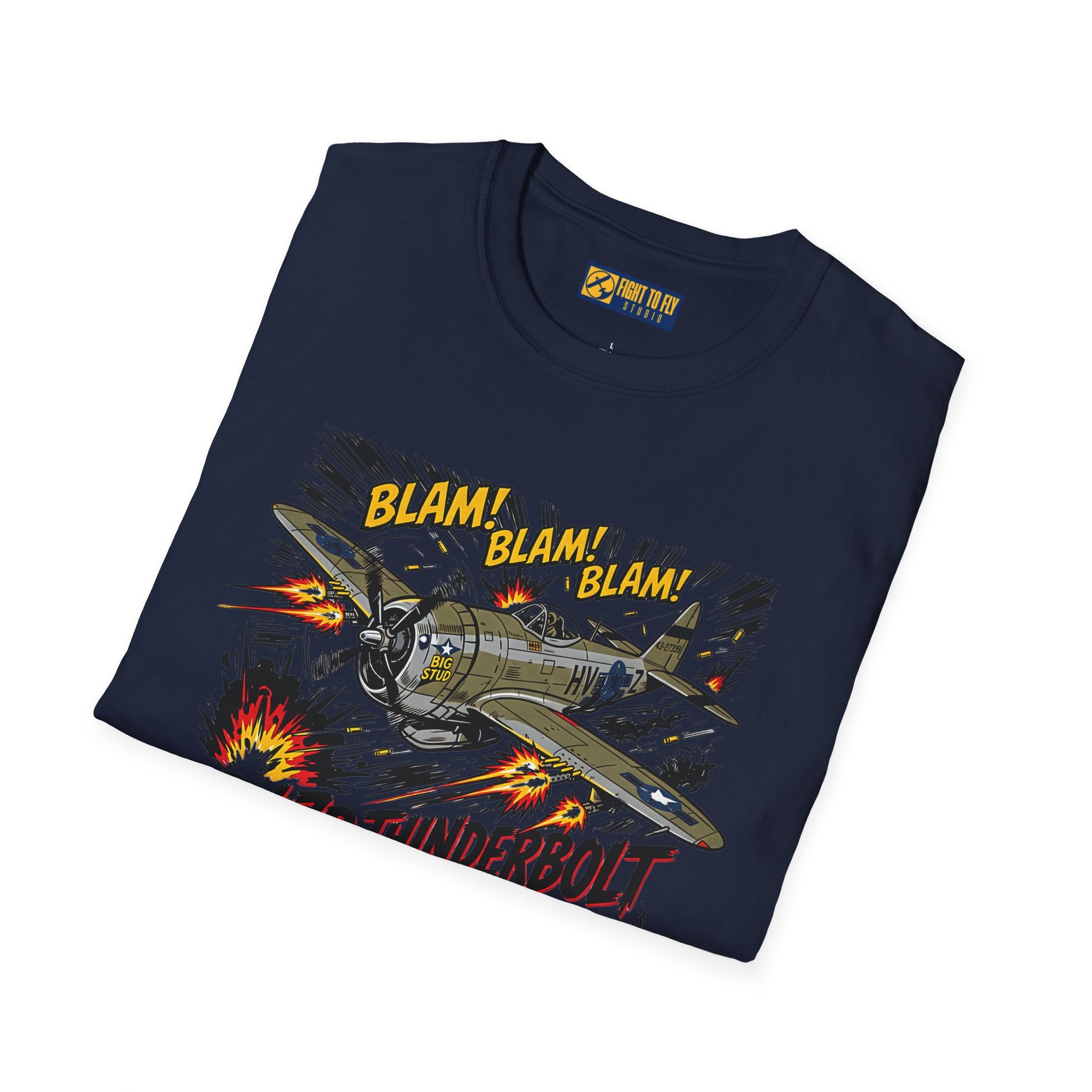 P-47D Thunderbolt Guns A-Blazing T-Shirt