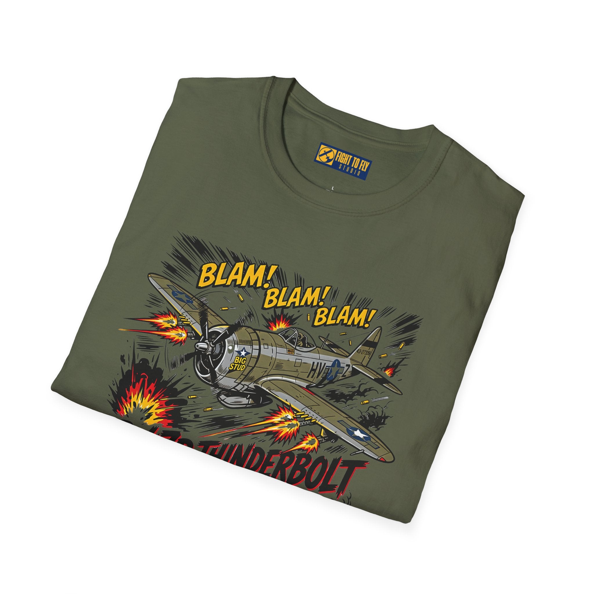 P-47D Thunderbolt Guns A-Blazing T-Shirt