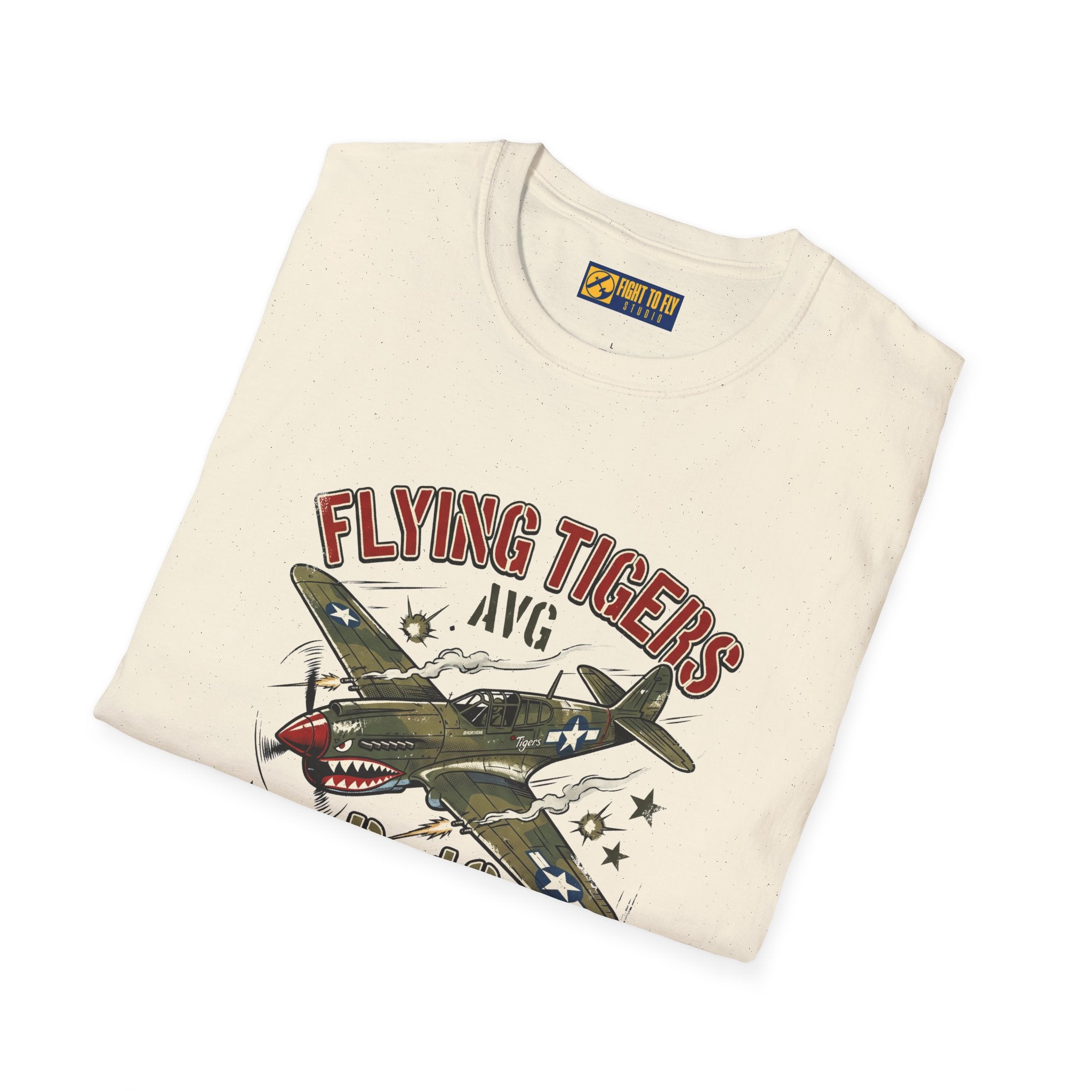 P-40 Warhawk Flying Tigers AVG T-Shirt