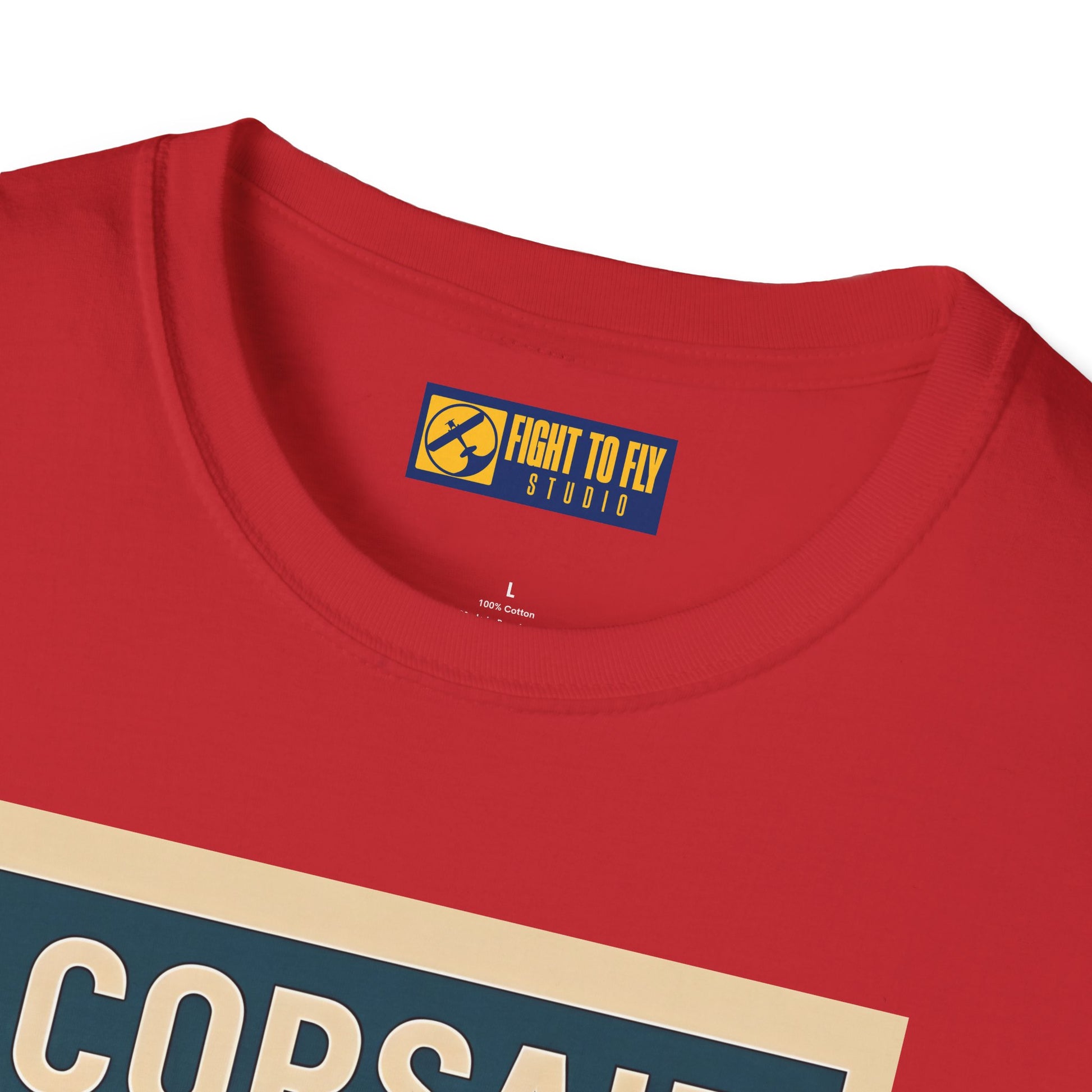 F4U Corsair Premium T-Shirt – Bent-Wing Fighter Full Graphic WWII Aviation Tee - Pilot gifts - warbird t-shirt
