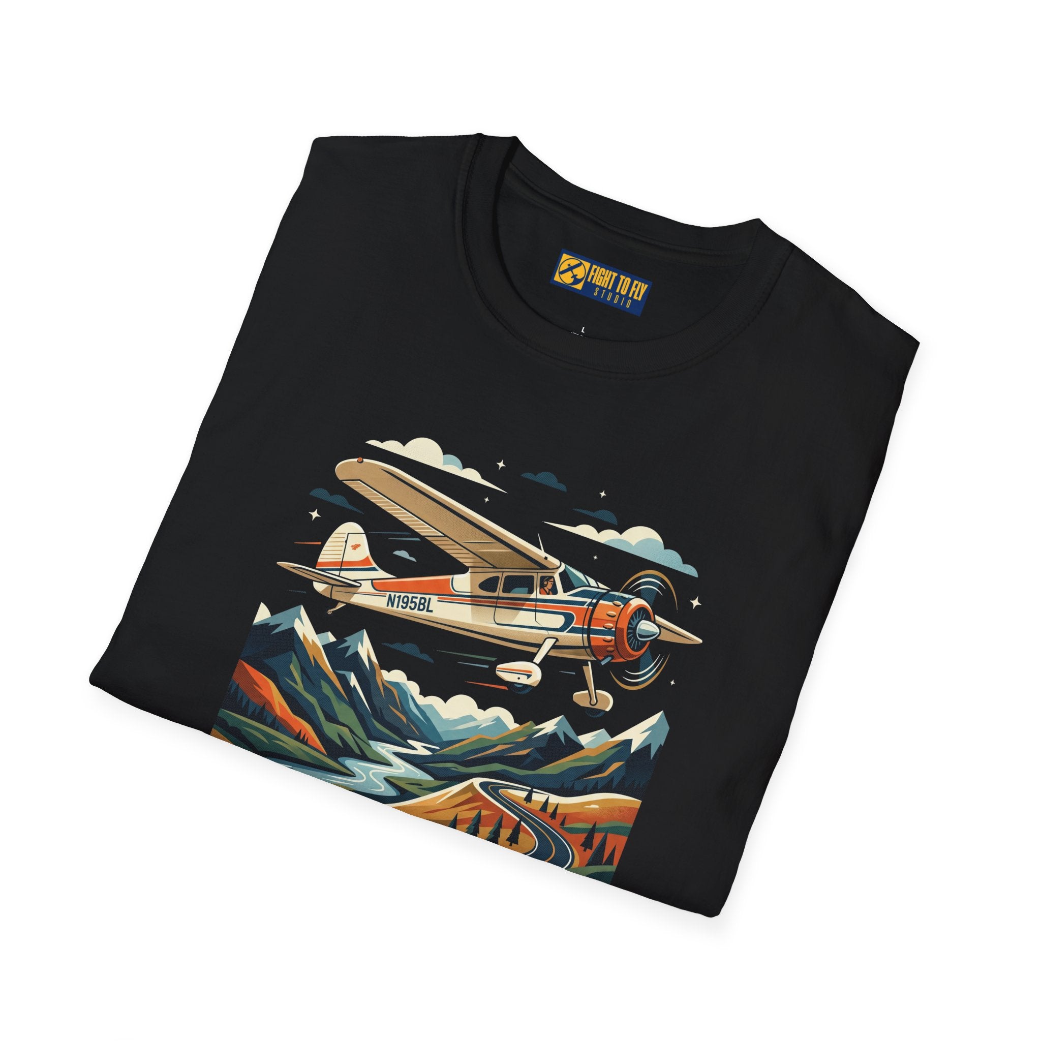Always Take the Scenic Route Cessna 195 Businessliner Tee