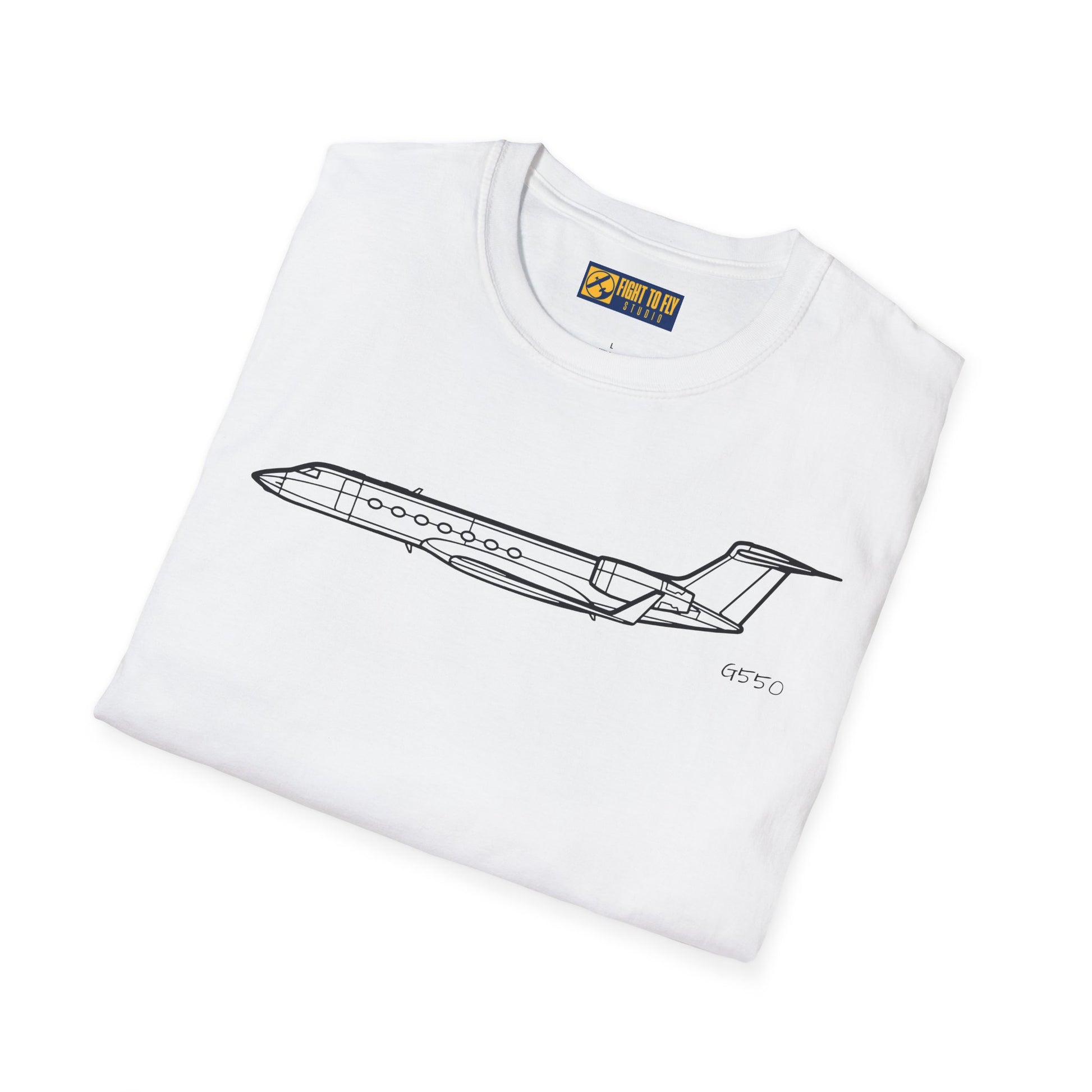 G550 T-Shirt – Gulfstream G550 Long-Range Business Jet Aviation Tee